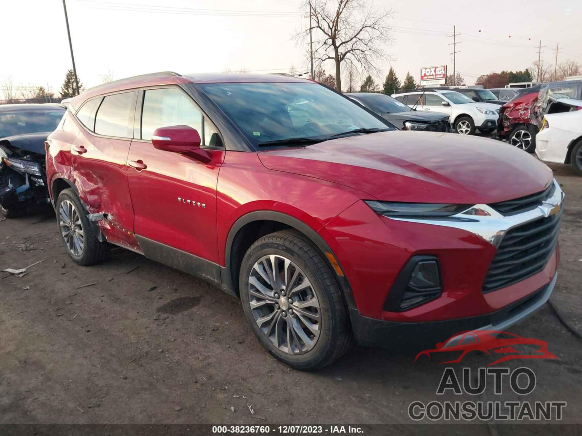 CHEVROLET BLAZER 2021 - 3GNKBCRS1MS505298