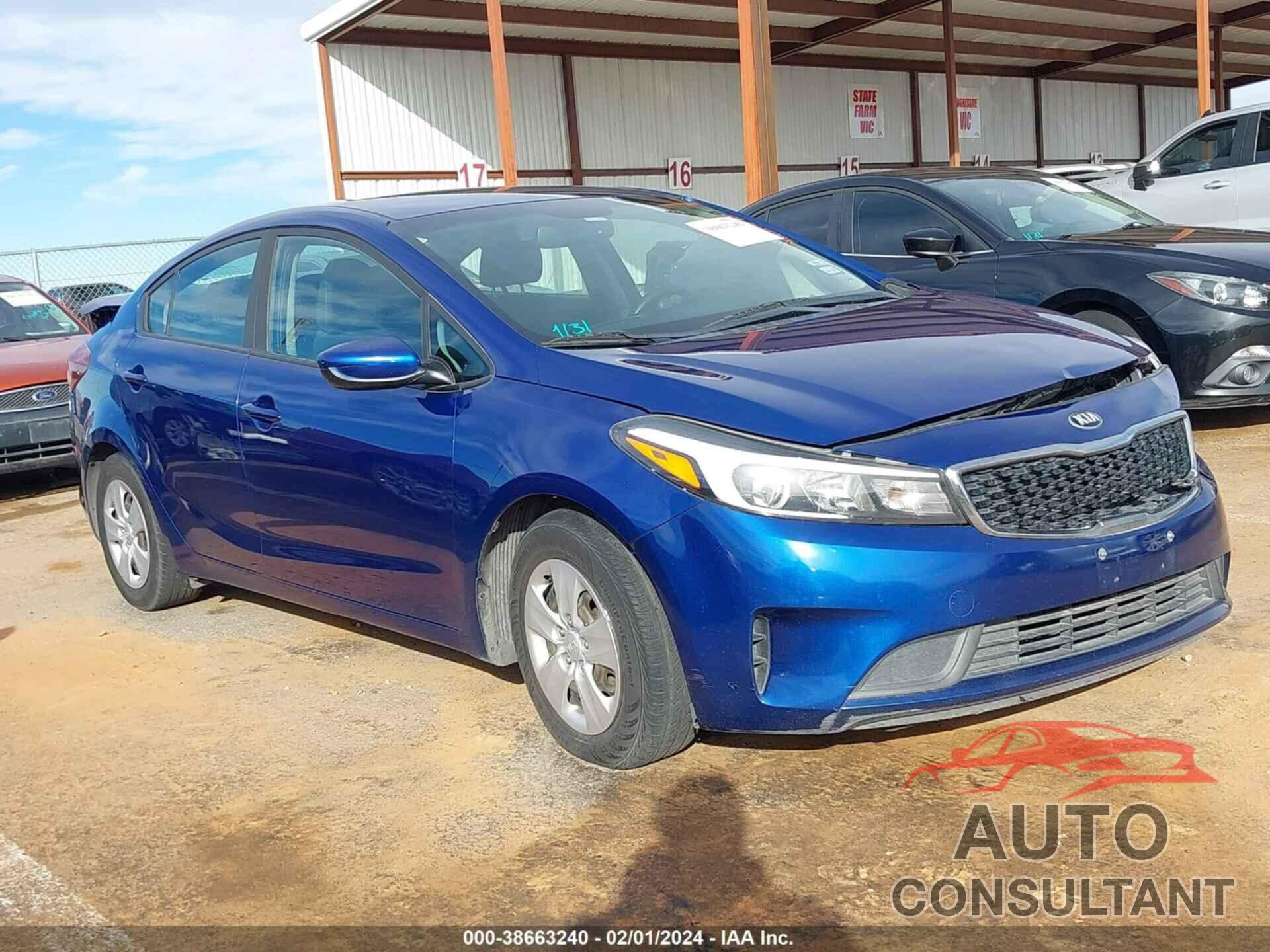 KIA FORTE 2017 - 3KPFL4A74HE119550