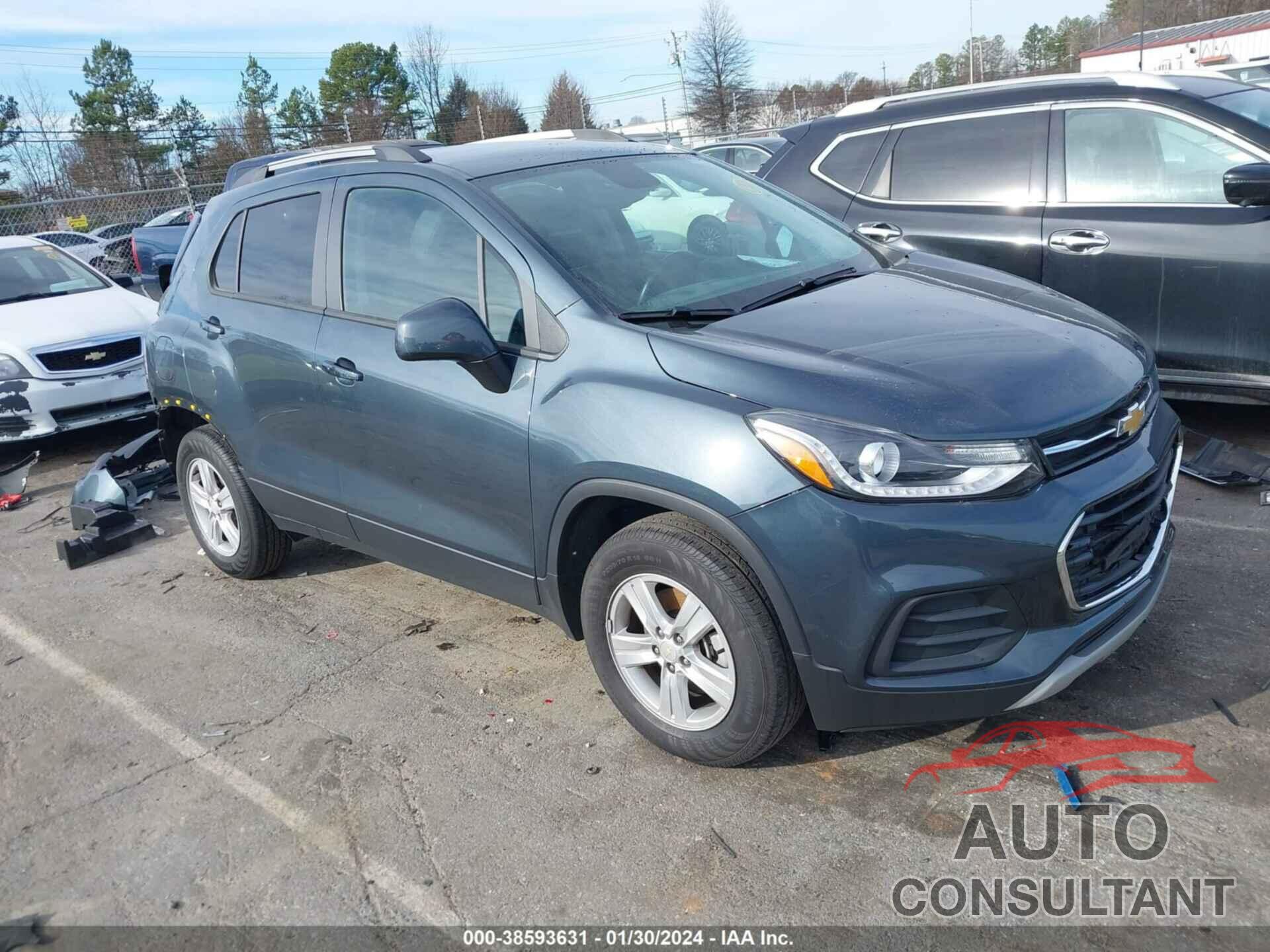 CHEVROLET TRAX 2022 - KL7CJPSM2NB537111