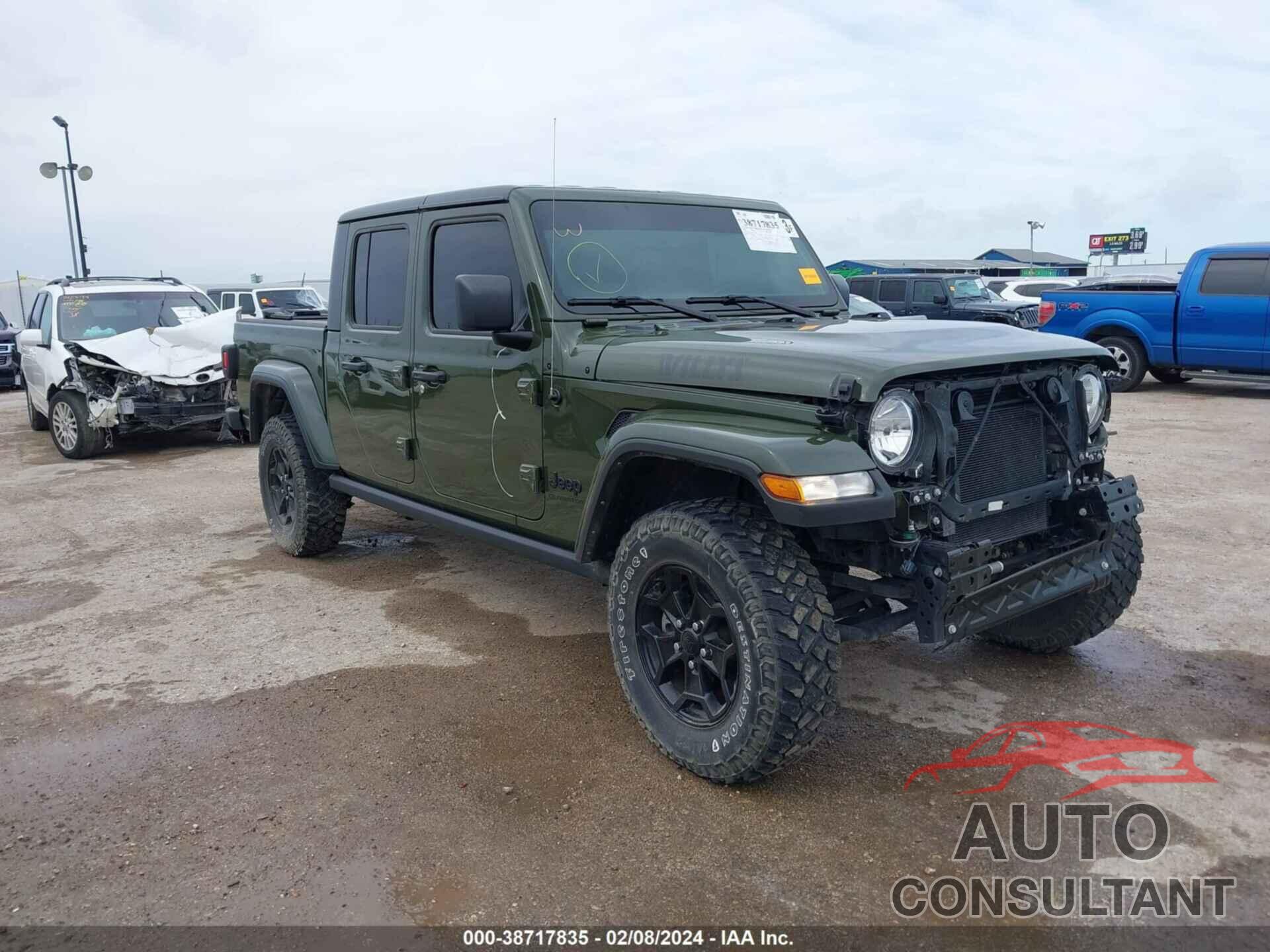 JEEP GLADIATOR 2022 - 1C6HJTAG3NL118022