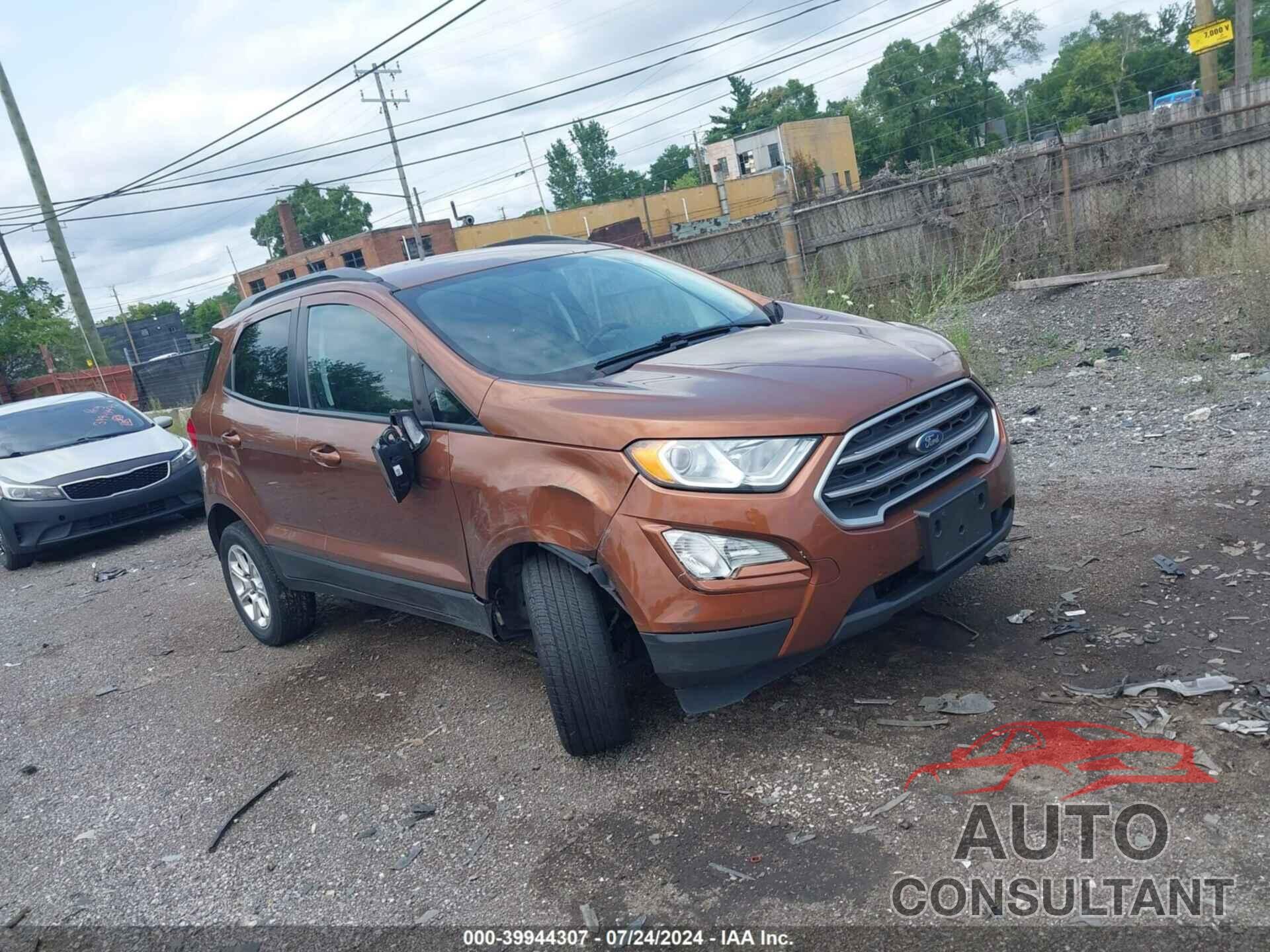 FORD ECOSPORT 2020 - MAJ6S3GL9LC358082