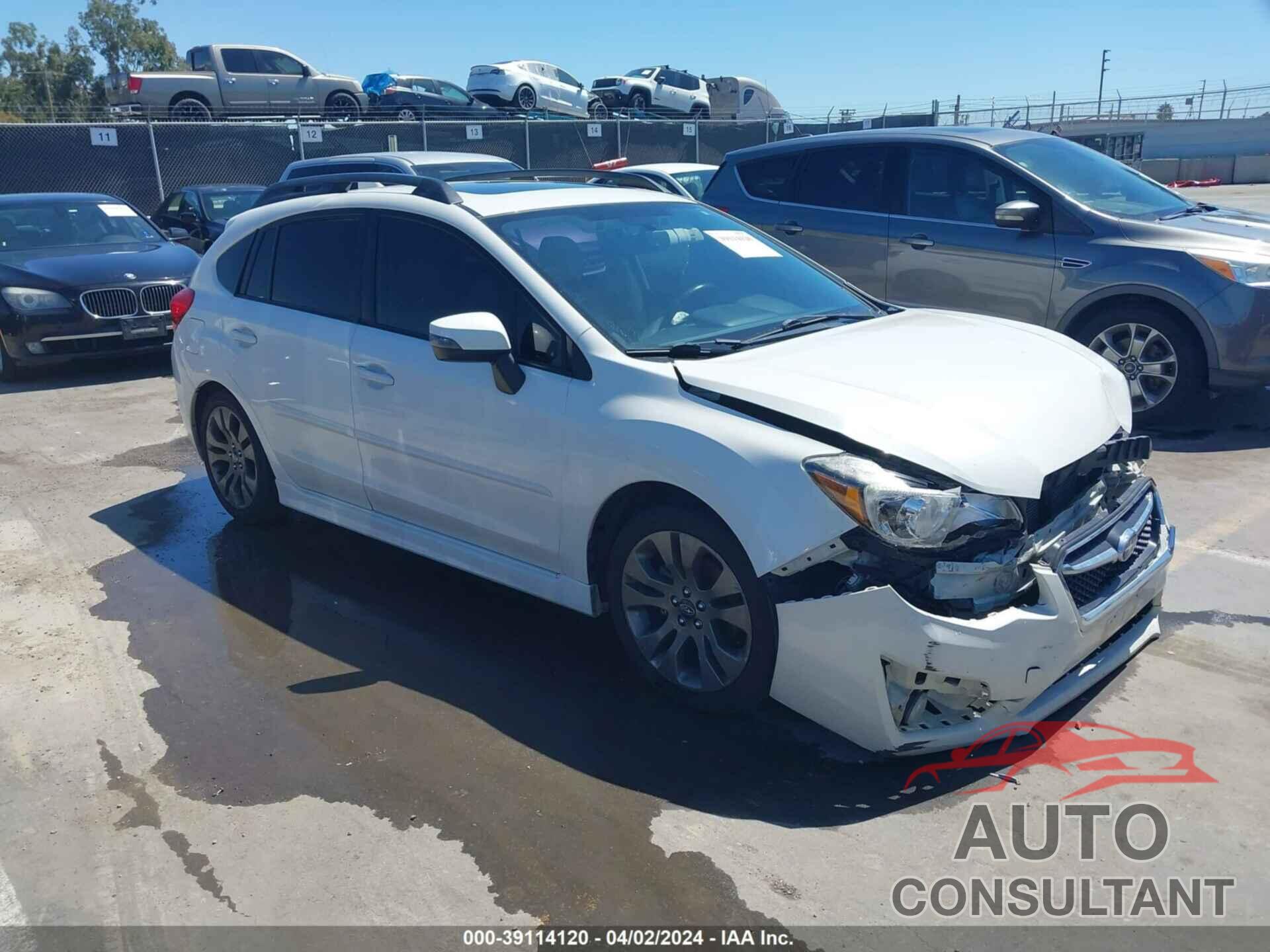 SUBARU IMPREZA 2016 - JF1GPAY60G8346706