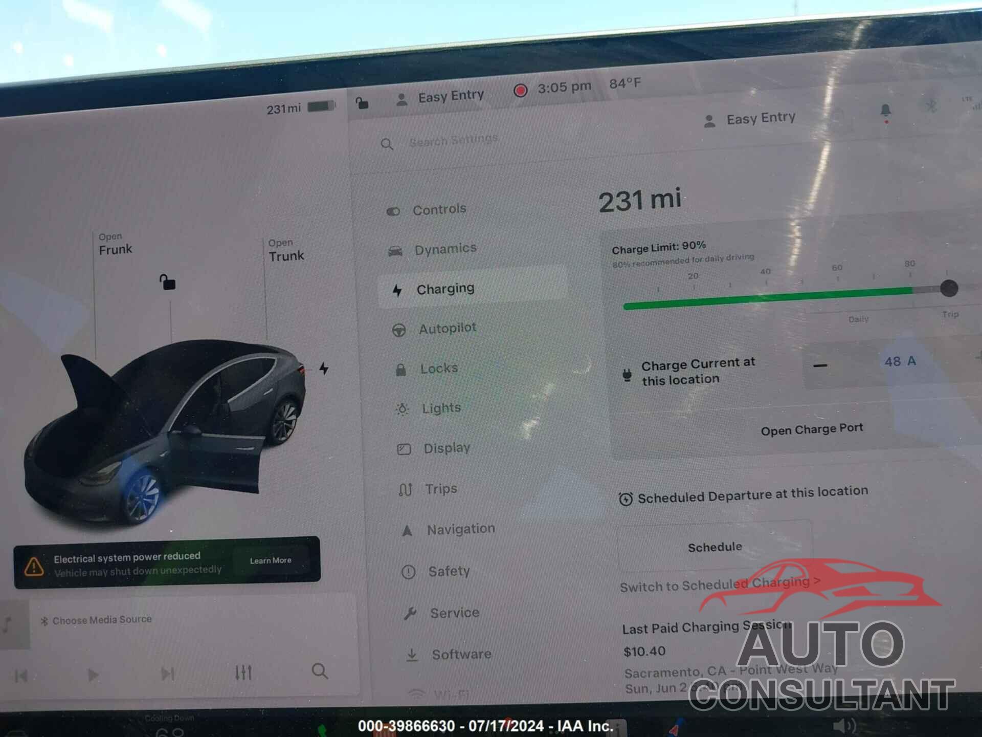 TESLA MODEL 3 2018 - 5YJ3E1EA6JF048286