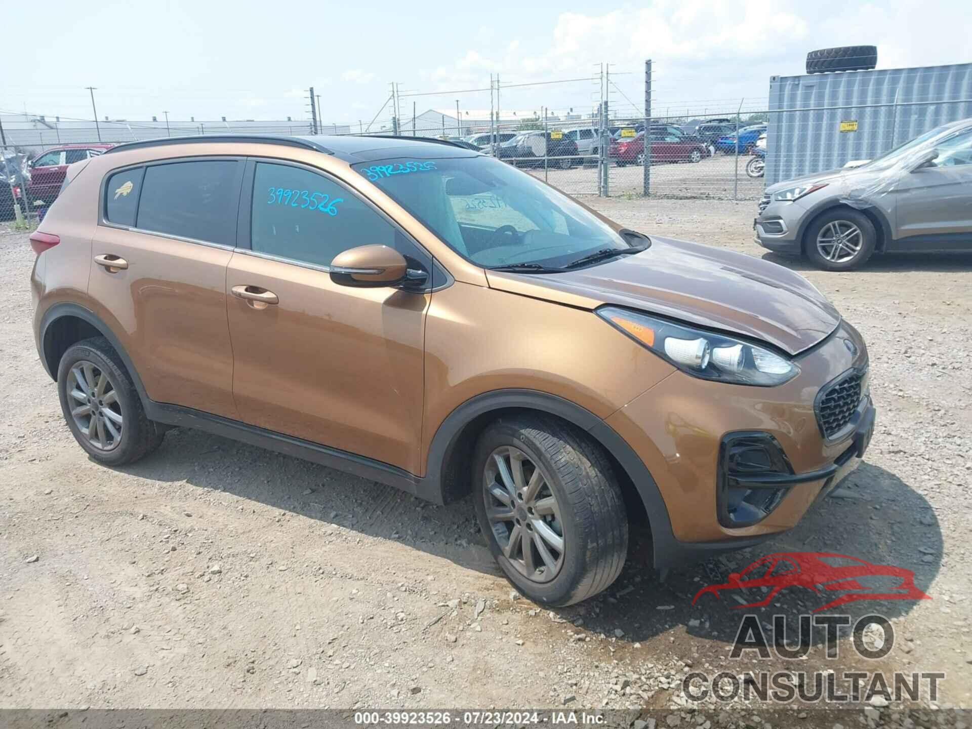 KIA SPORTAGE 2021 - KNDP6CAC0M7860128