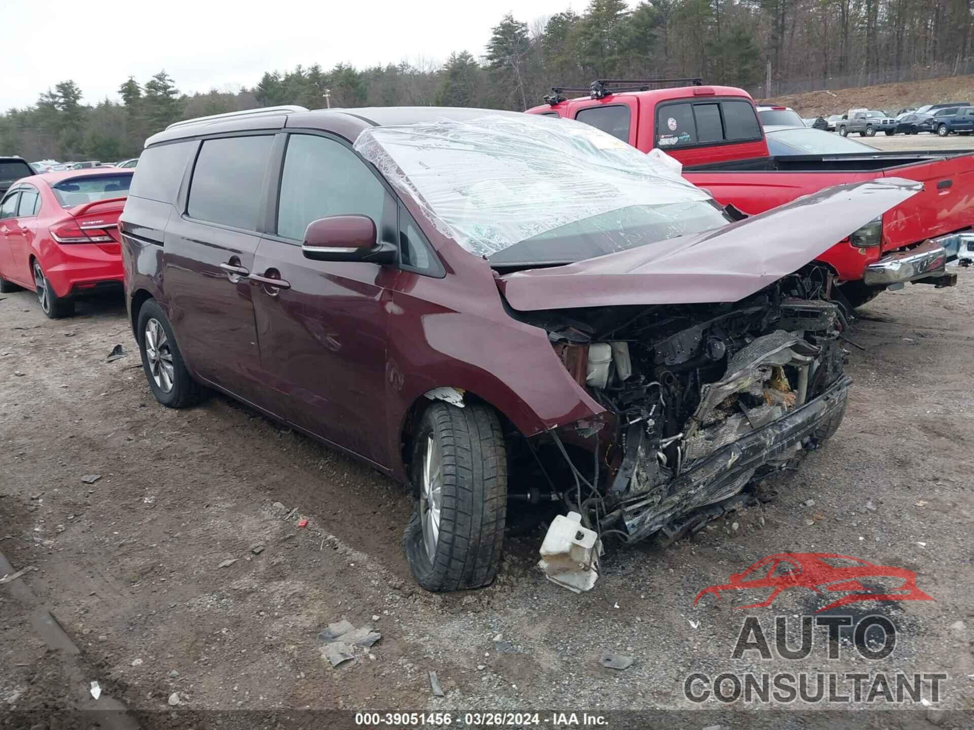 KIA SEDONA 2017 - KNDMB5C10H6238369