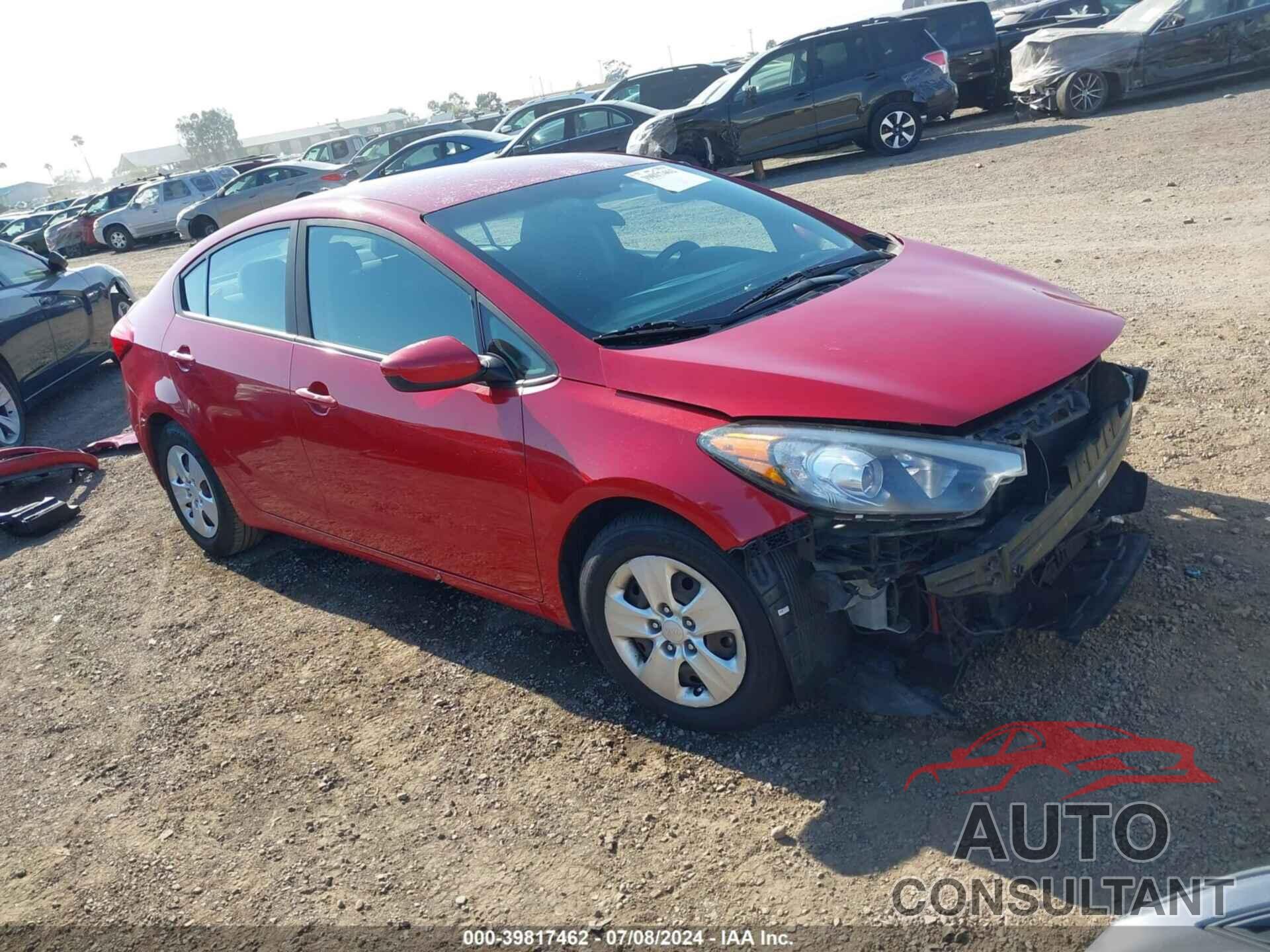 KIA FORTE 2016 - KNAFK4A65G5510689