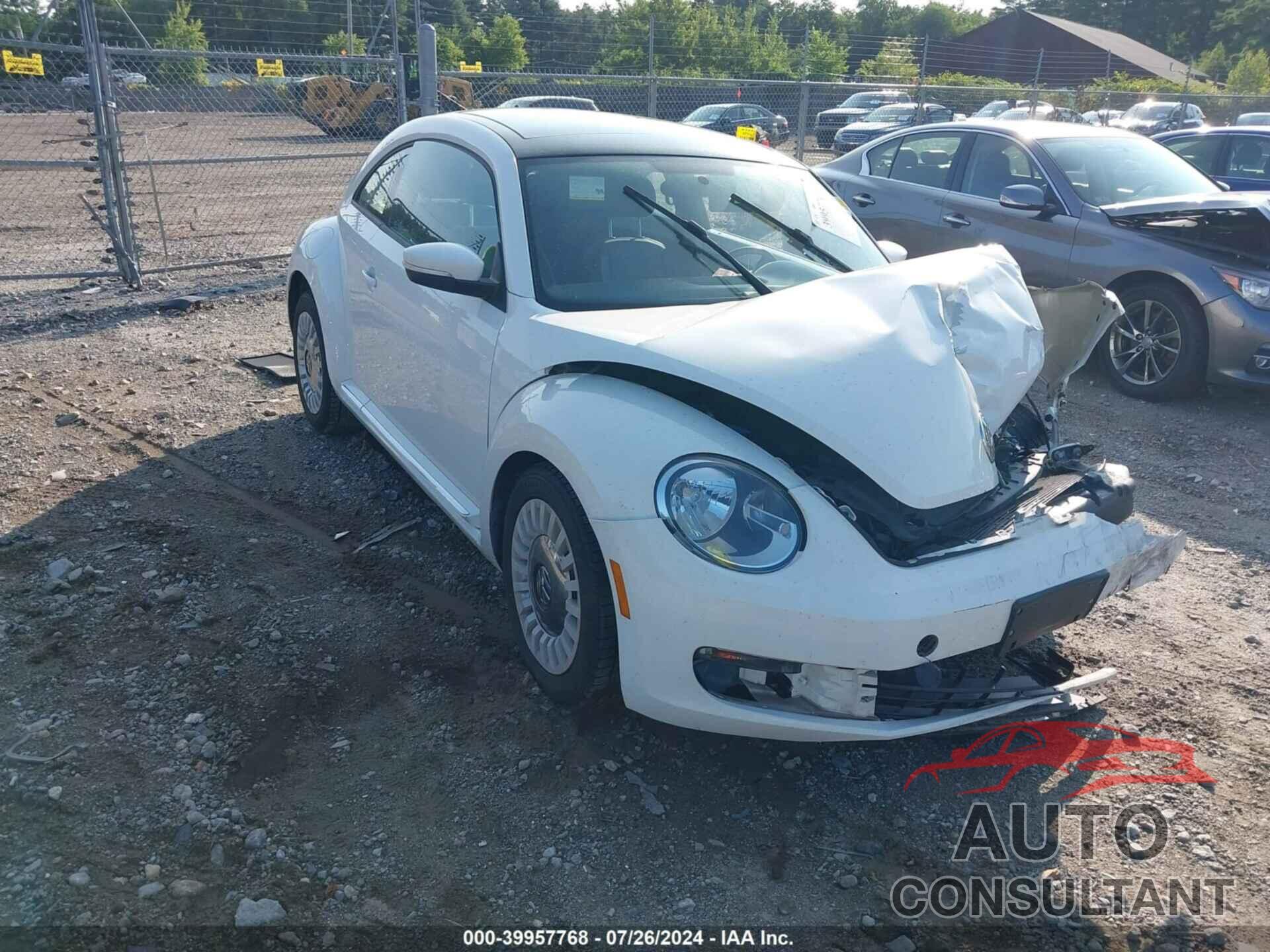 VOLKSWAGEN BEETLE 2014 - 3VWJP7AT9EM608330