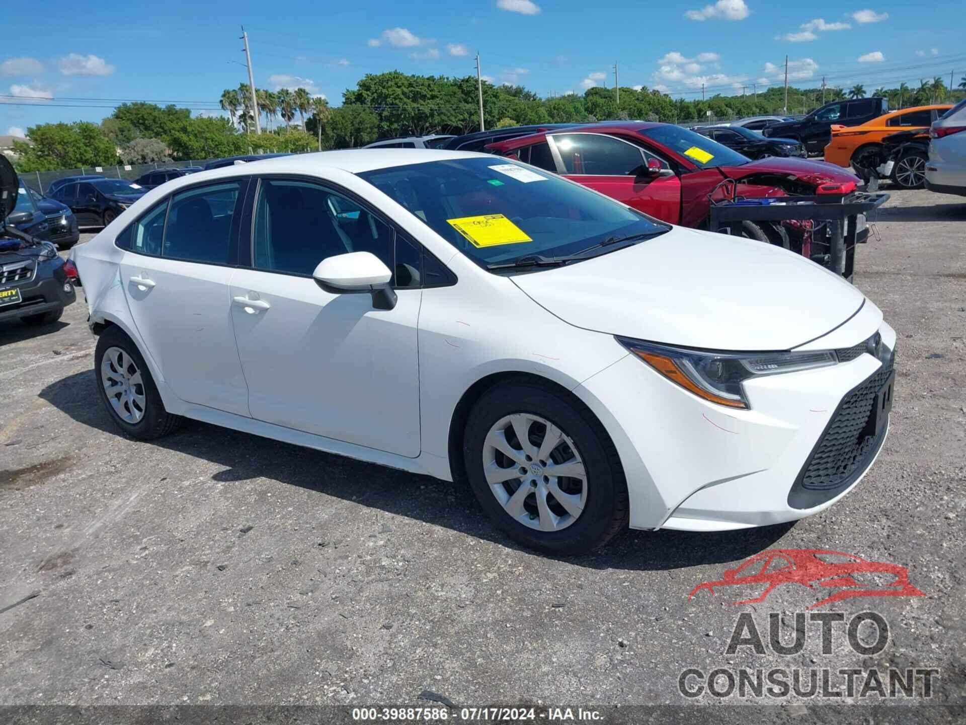 TOYOTA COROLLA 2021 - 5YFEPMAE6MP204266