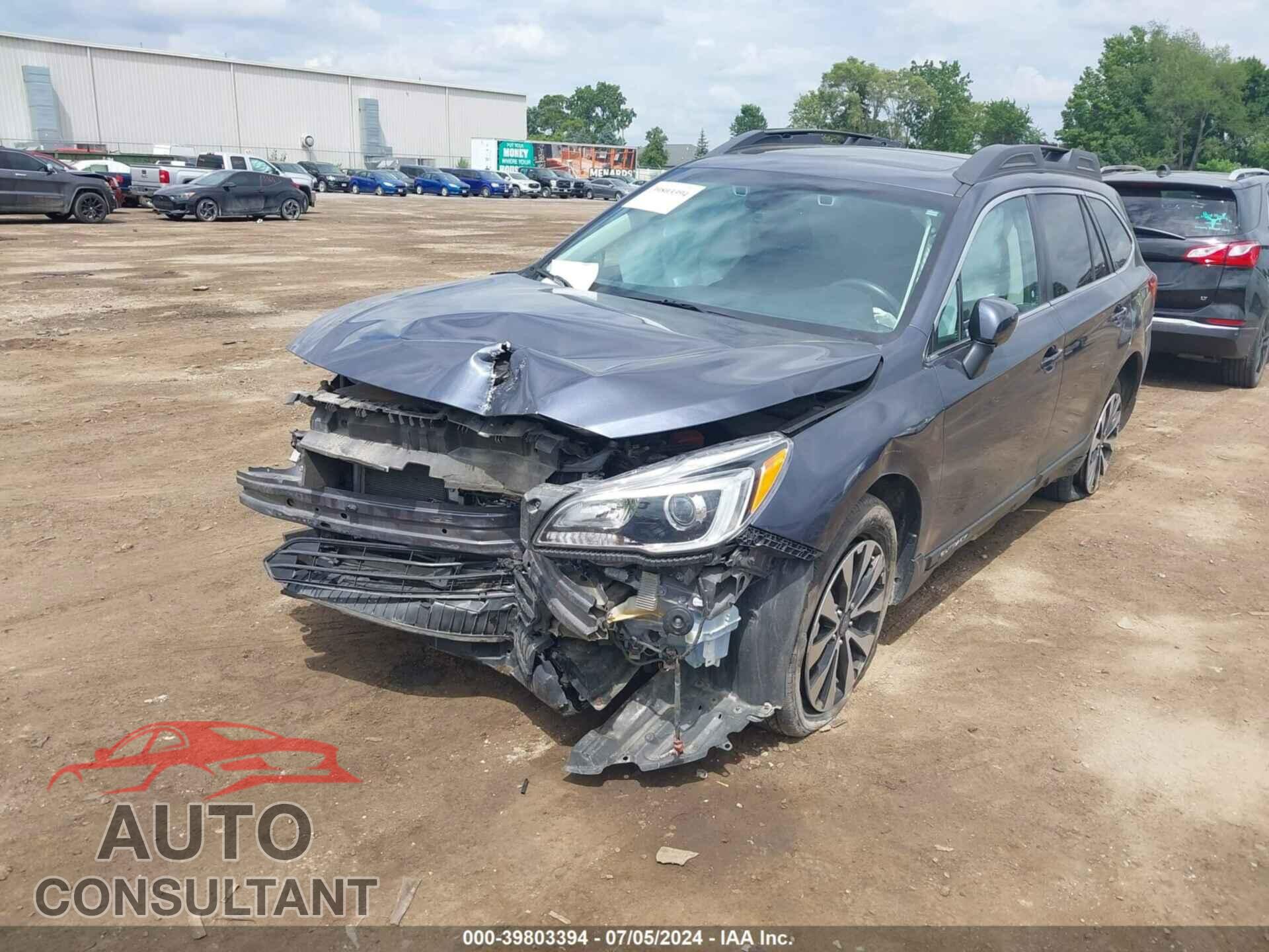 SUBARU OUTBACK 2017 - 4S4BSENC3H3200587