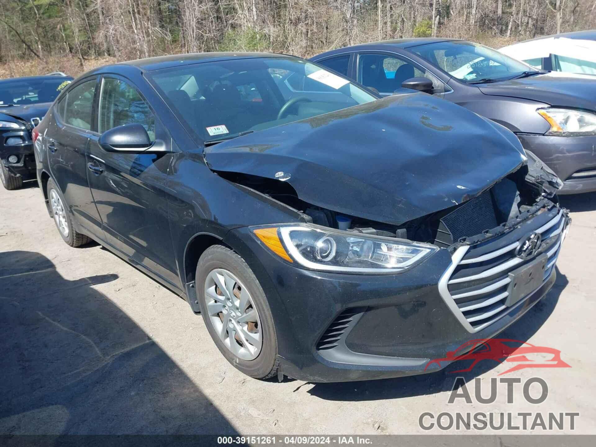 HYUNDAI ELANTRA 2018 - KMHD74LF2JU580541