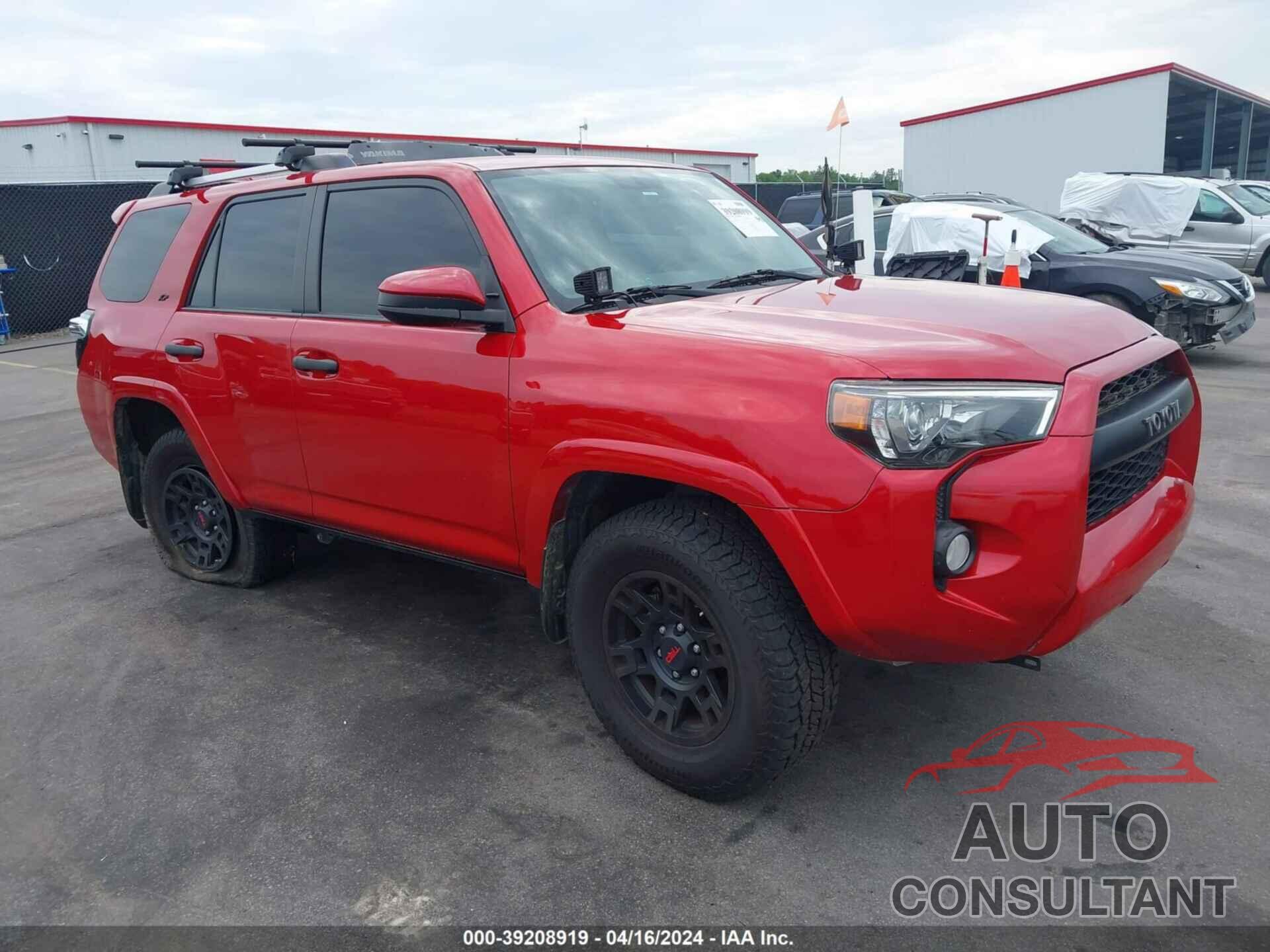 TOYOTA 4RUNNER 2019 - JTEBU5JR1K5726085