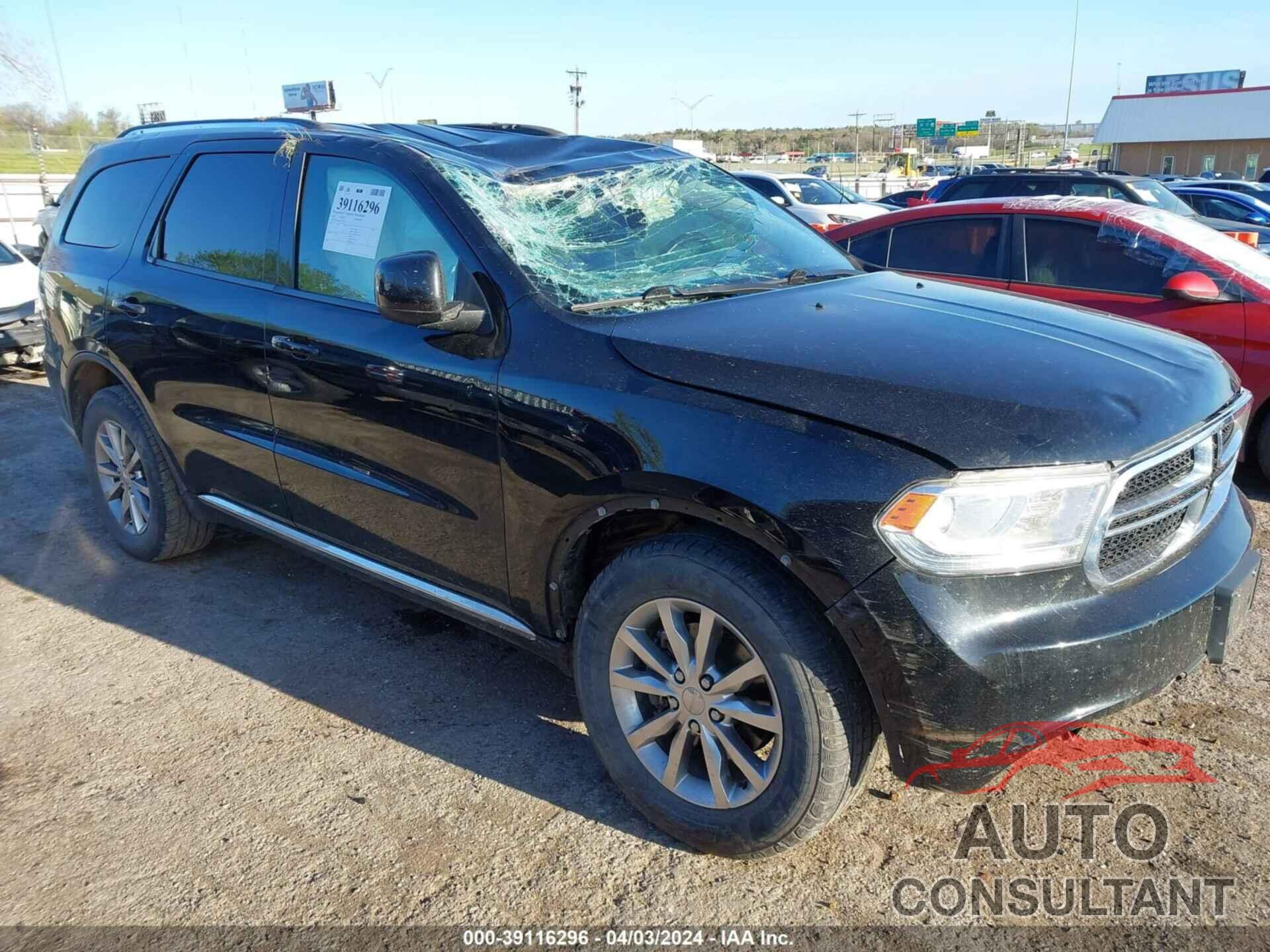 DODGE DURANGO 2018 - 1C4RDJAG4JC218343