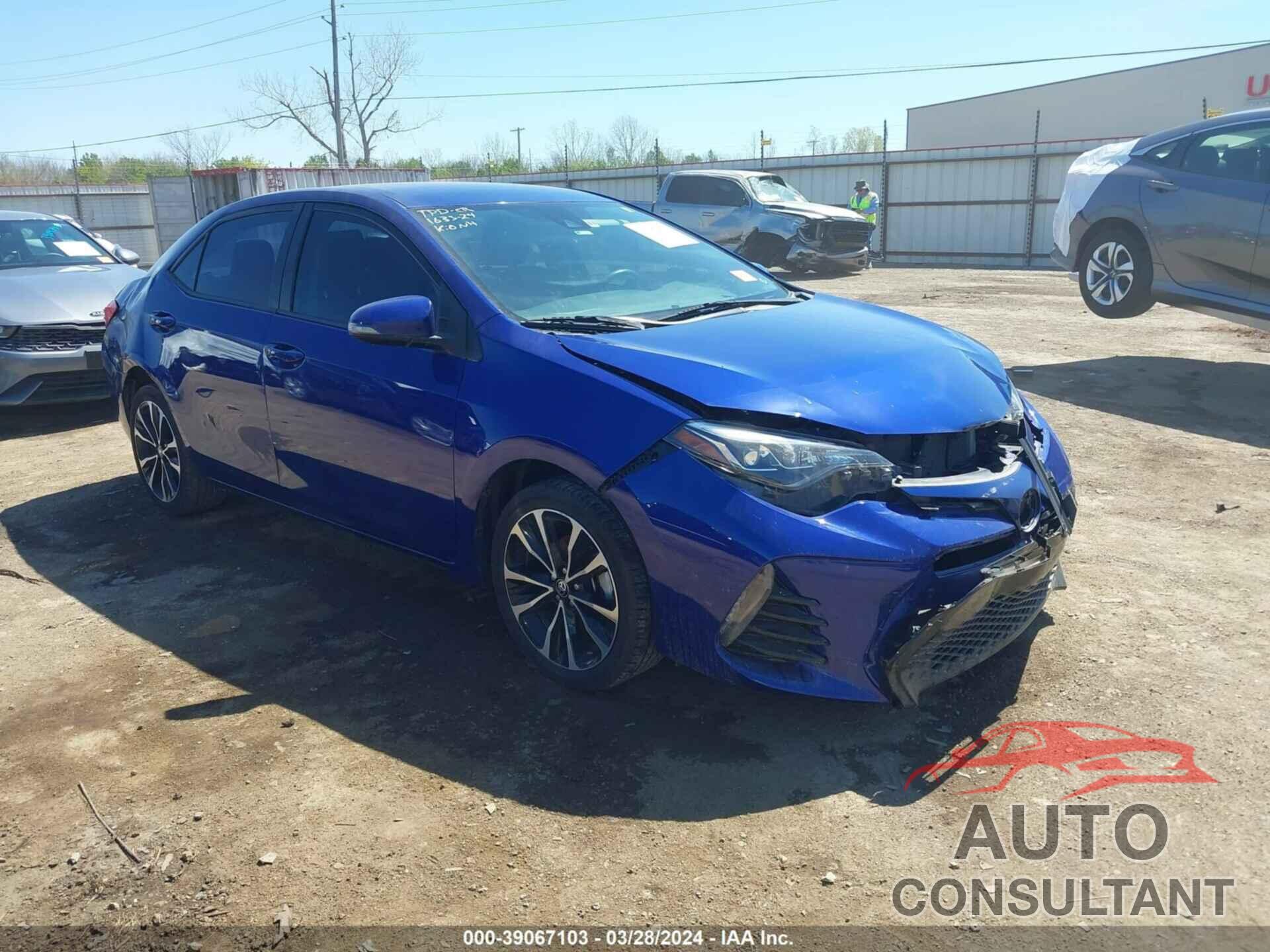 TOYOTA COROLLA 2019 - 5YFBURHE4KP859182