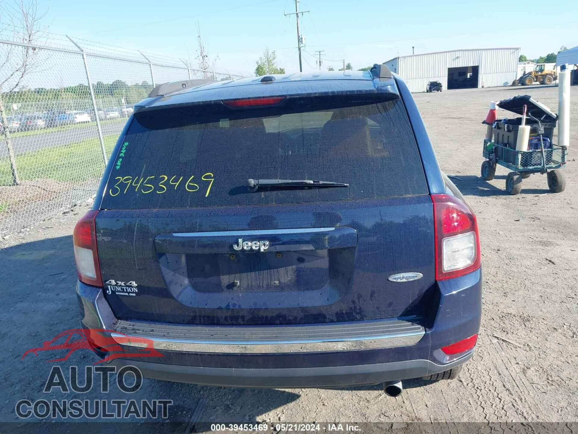 JEEP COMPASS 2017 - 1C4NJDEB9HD107976
