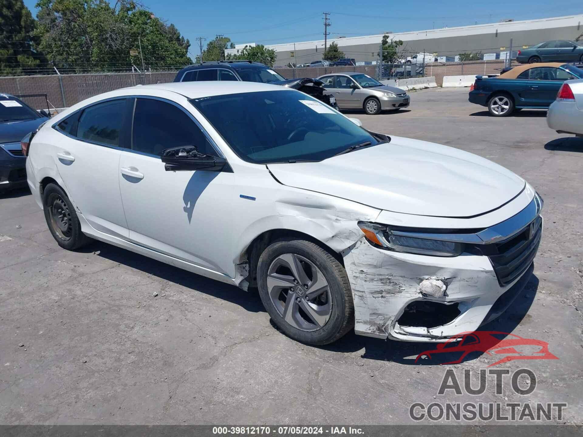 HONDA INSIGHT 2020 - 19XZE4F50LE009649
