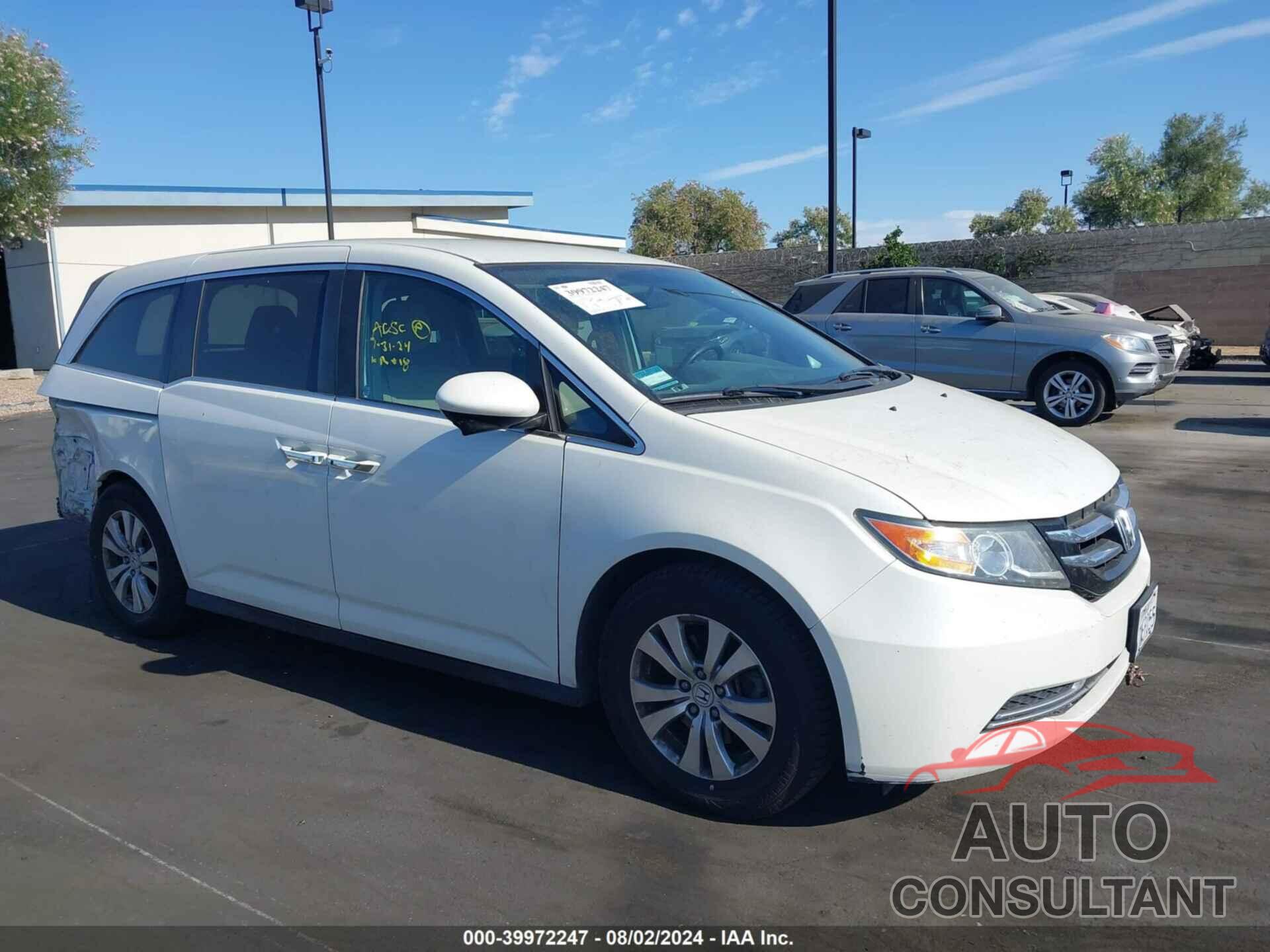 HONDA ODYSSEY 2016 - 5FNRL5H36GB108077