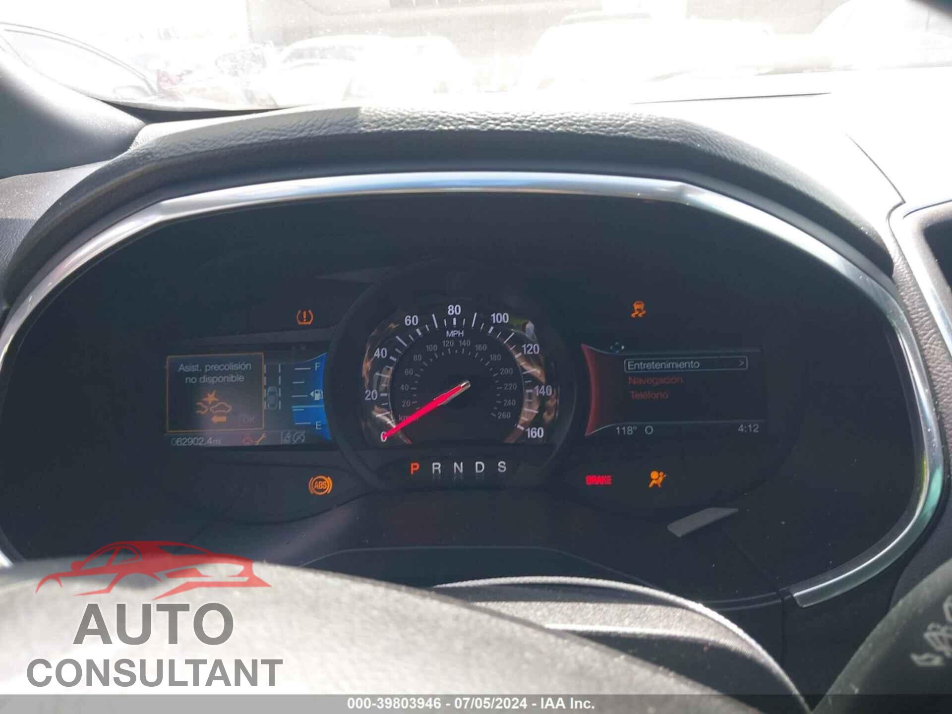 FORD EDGE 2019 - 2FMPK4AP6KBC10546