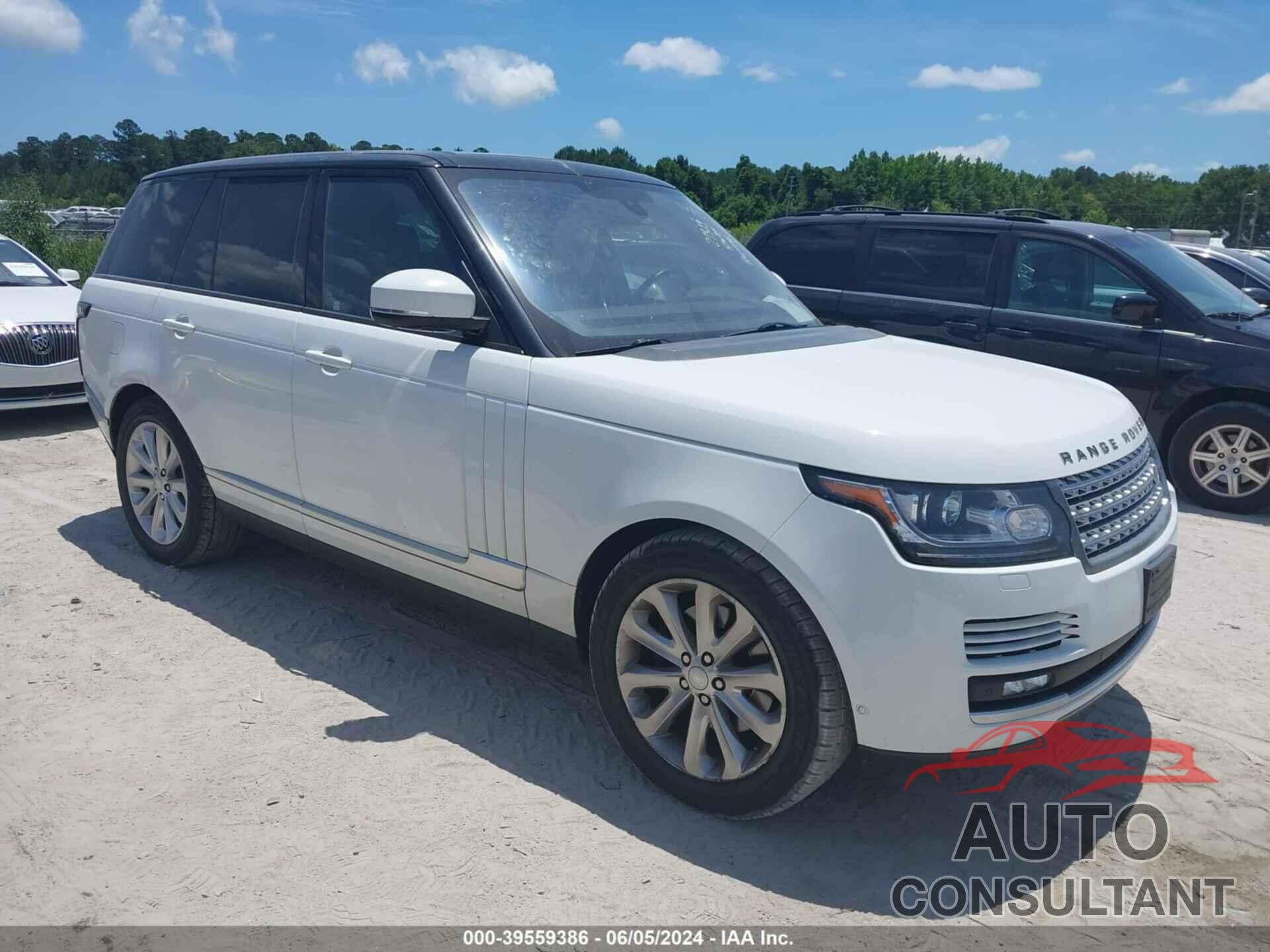 LAND ROVER RANGE ROVER 2016 - SALGS2KF8GA255577