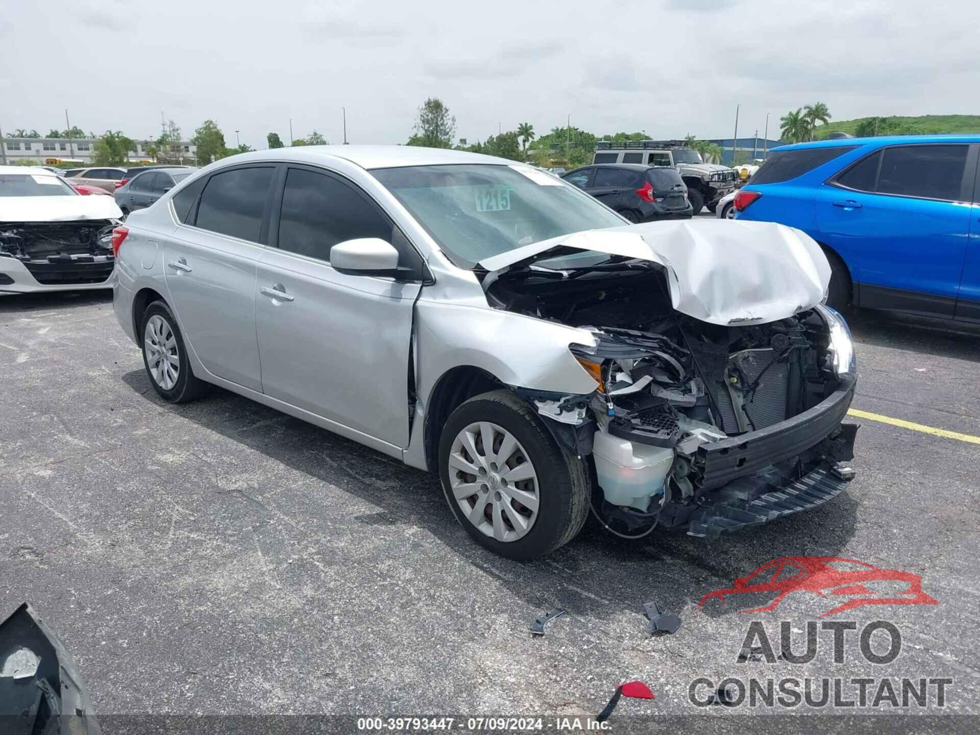 NISSAN SENTRA 2018 - 3N1AB7AP2JY277908