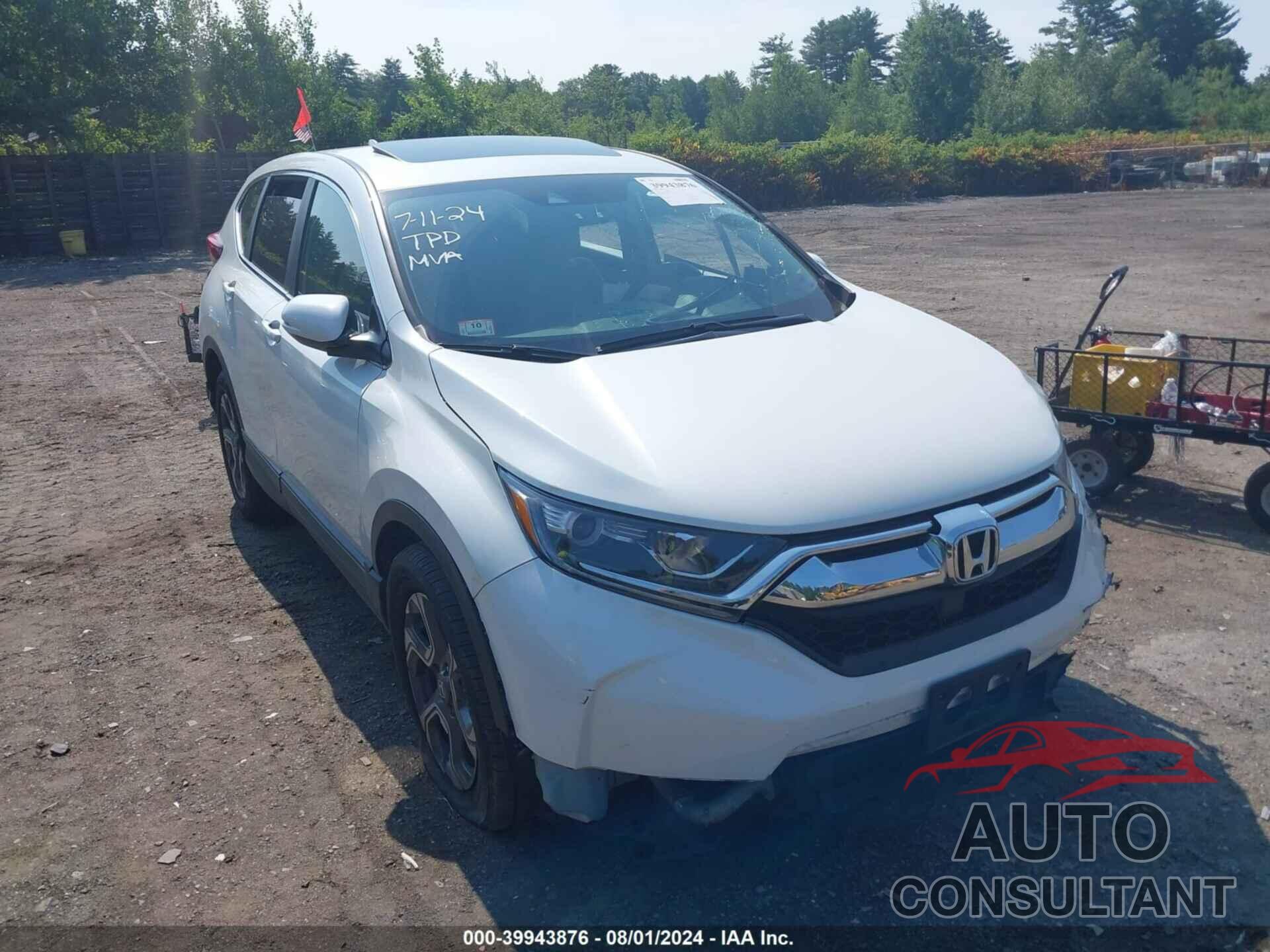 HONDA CR-V 2019 - 7FARW2H55KE034221