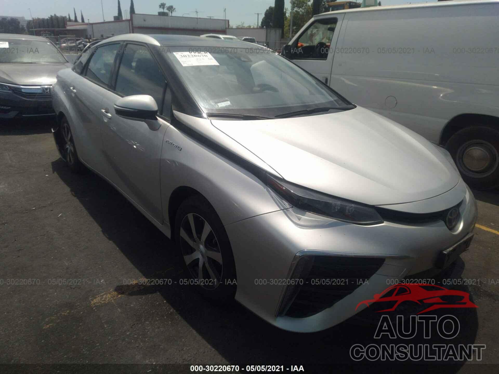 TOYOTA MIRAI 2020 - JTDBVRBD6LA008259