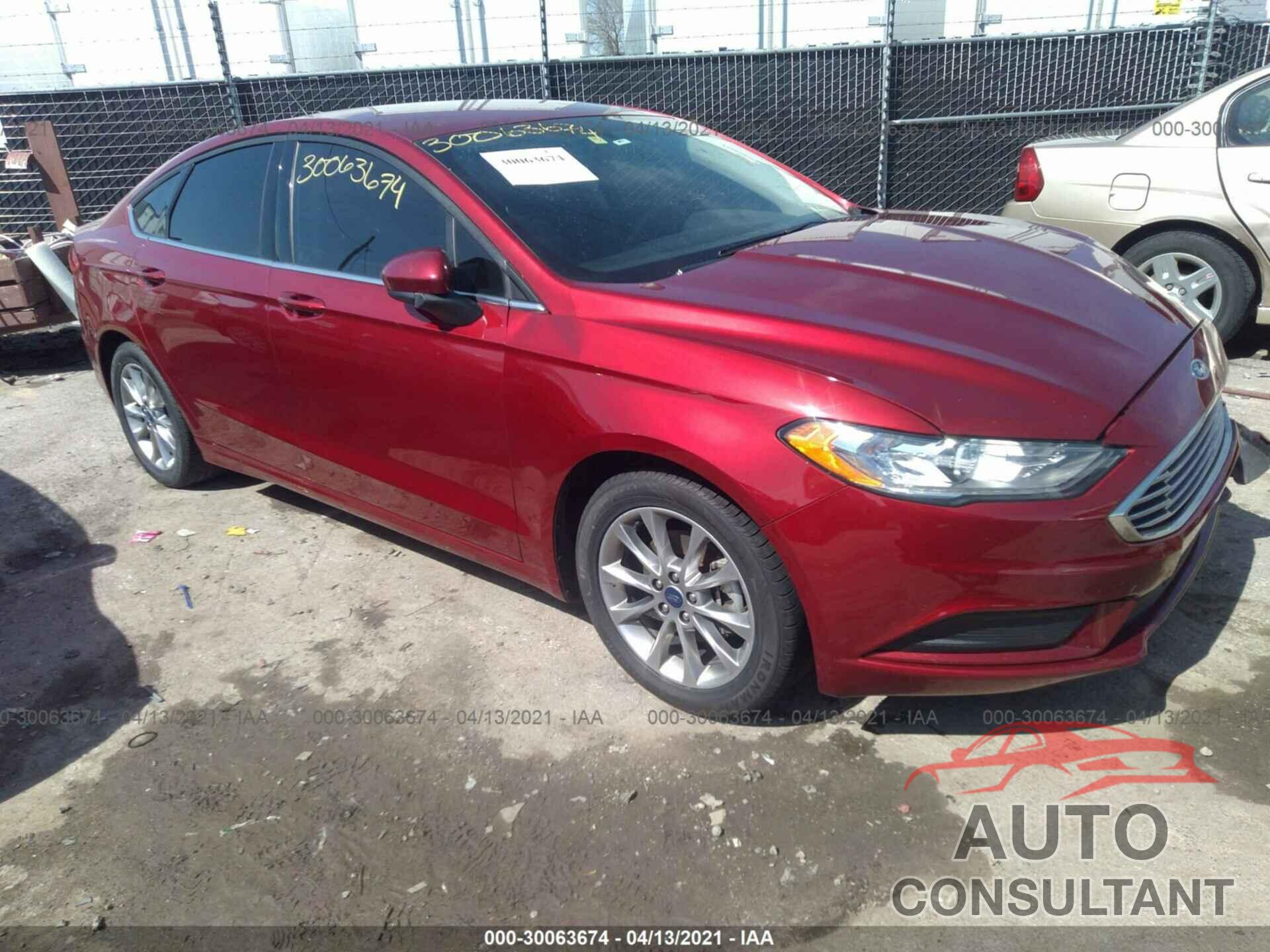 FORD FUSION 2017 - 3FA6P0H73HR413331