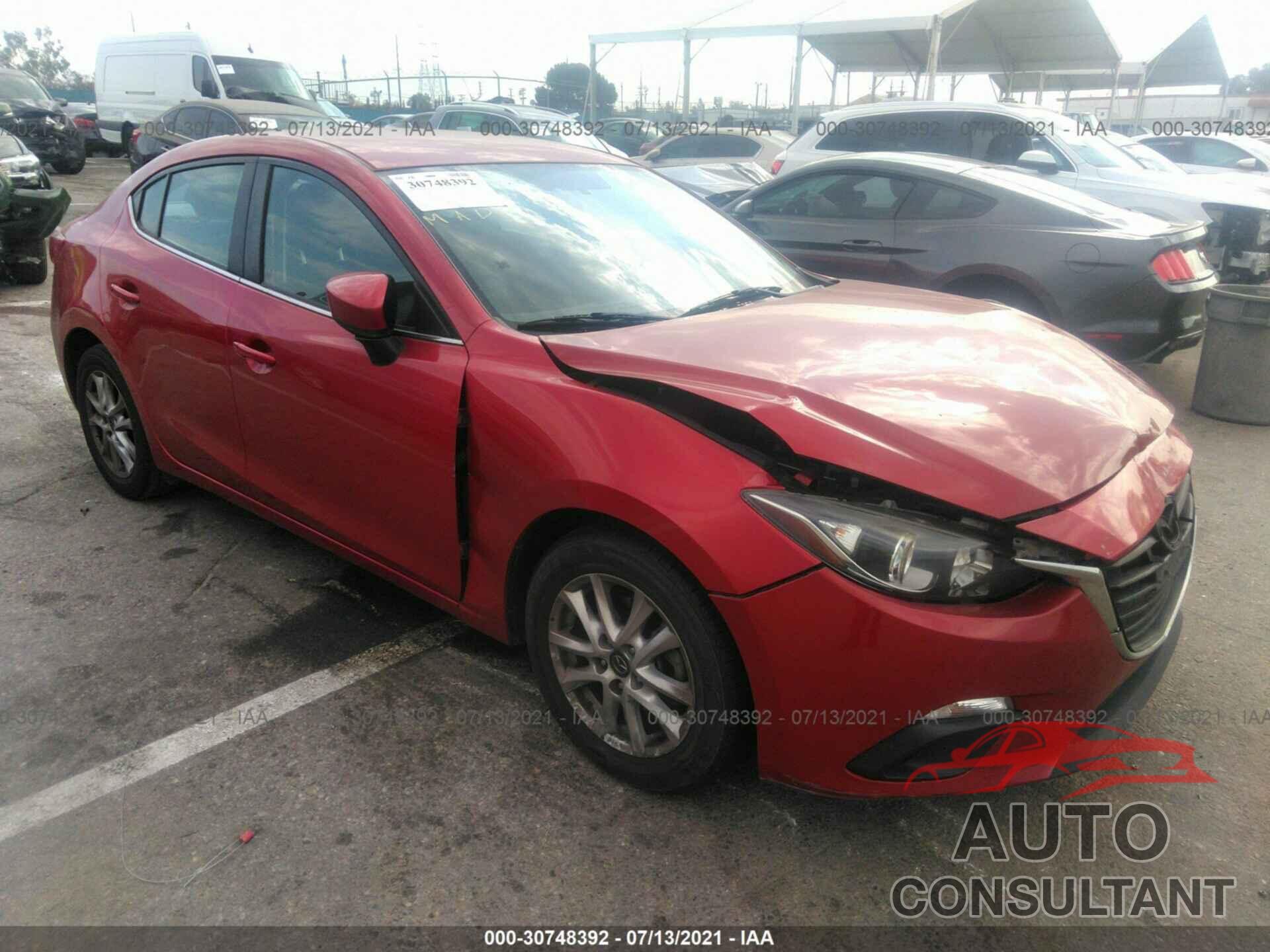 MAZDA MAZDA3 2016 - JM1BM1U73G1285579