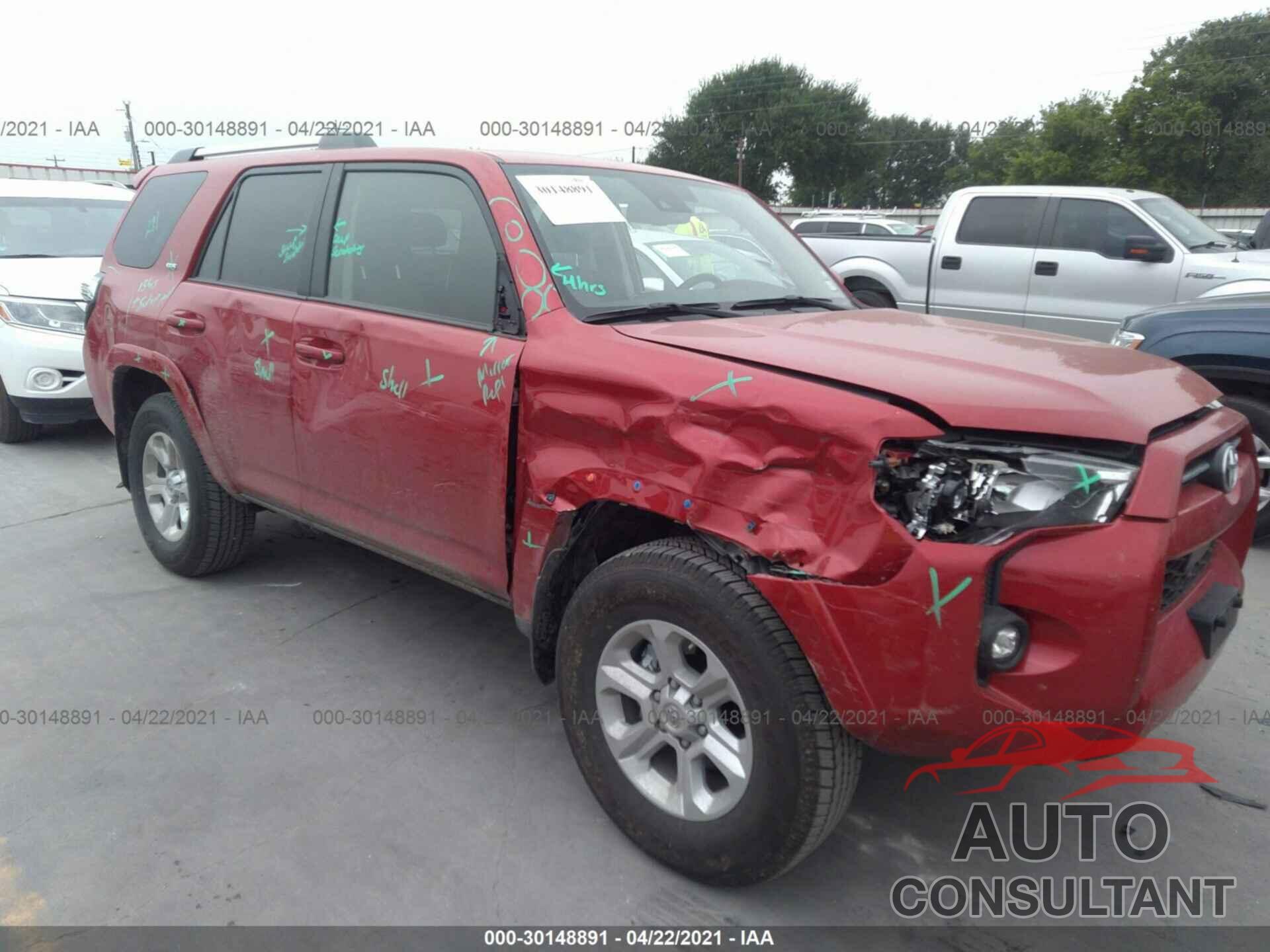 TOYOTA 4RUNNER 2021 - JTEEU5JR6M5236340