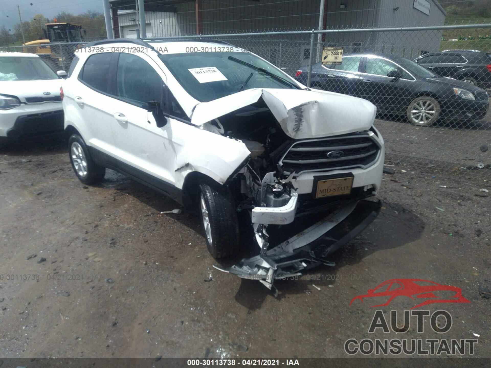 FORD ECOSPORT 2018 - MAJ6P1UL3JC220321