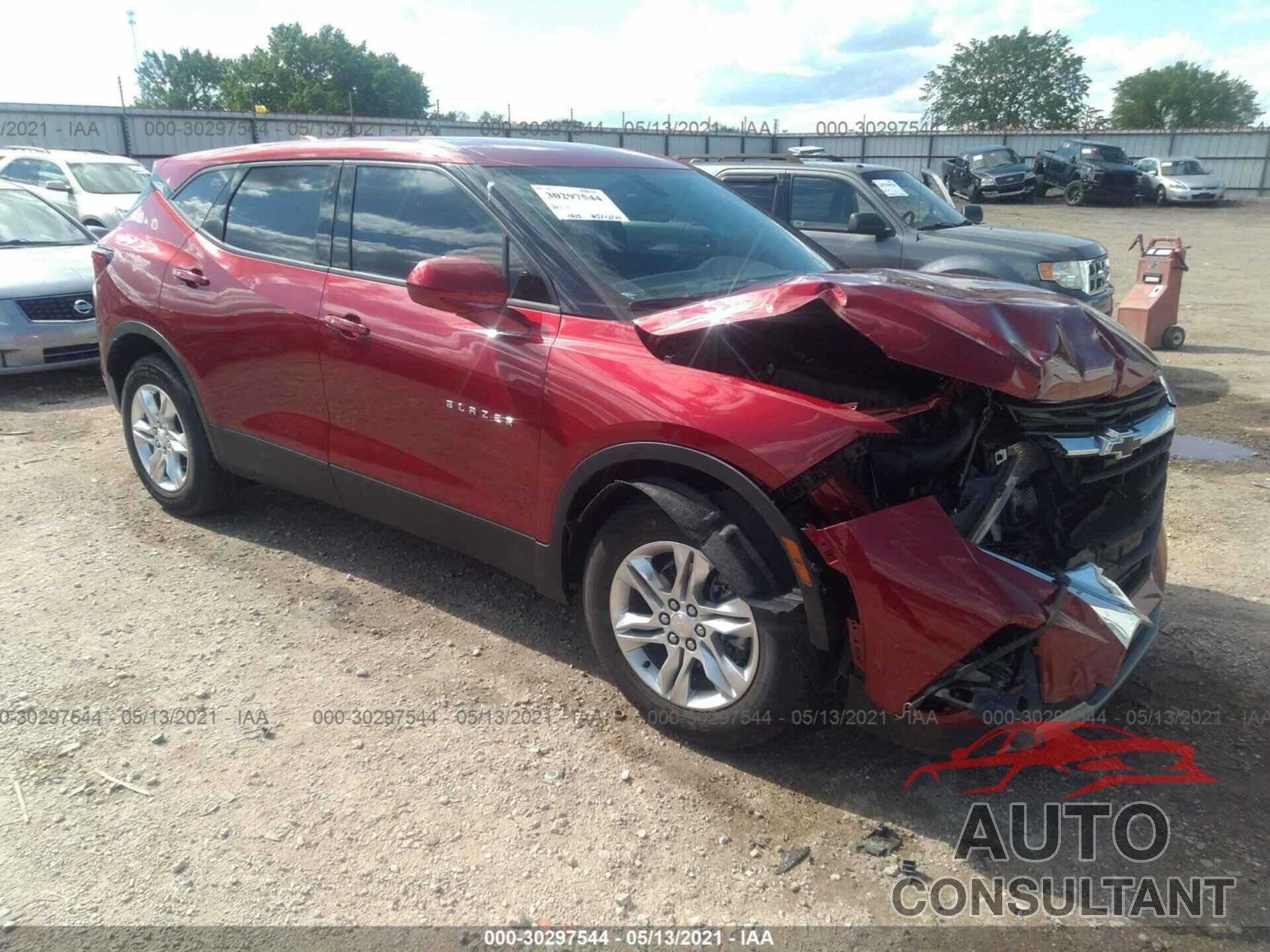 CHEVROLET BLAZER 2021 - 3GNKBBRA5MS540024