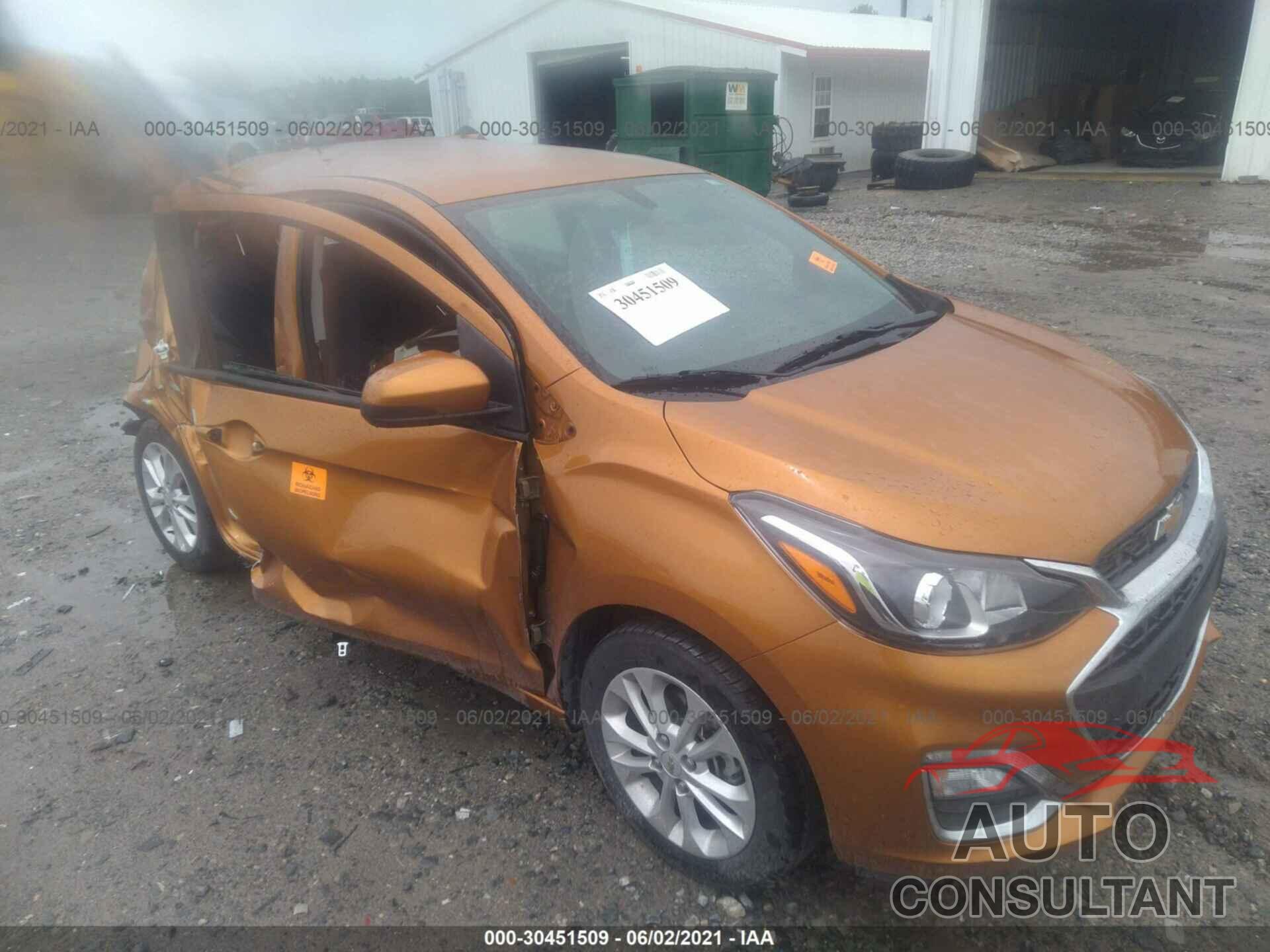 CHEVROLET SPARK 2019 - KL8CD6SA8KC709196