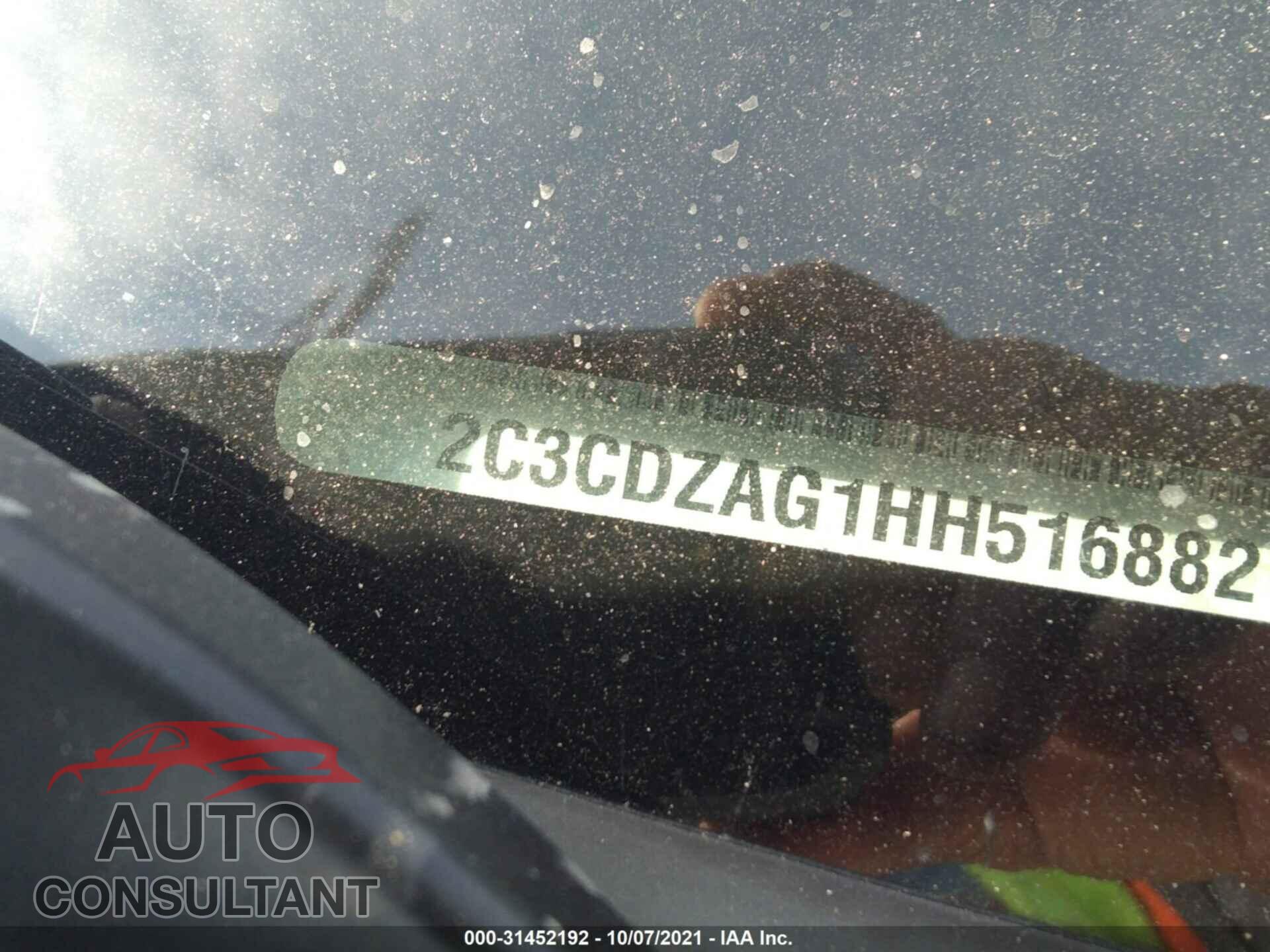 DODGE CHALLENGER 2017 - 2C3CDZAG1HH516882