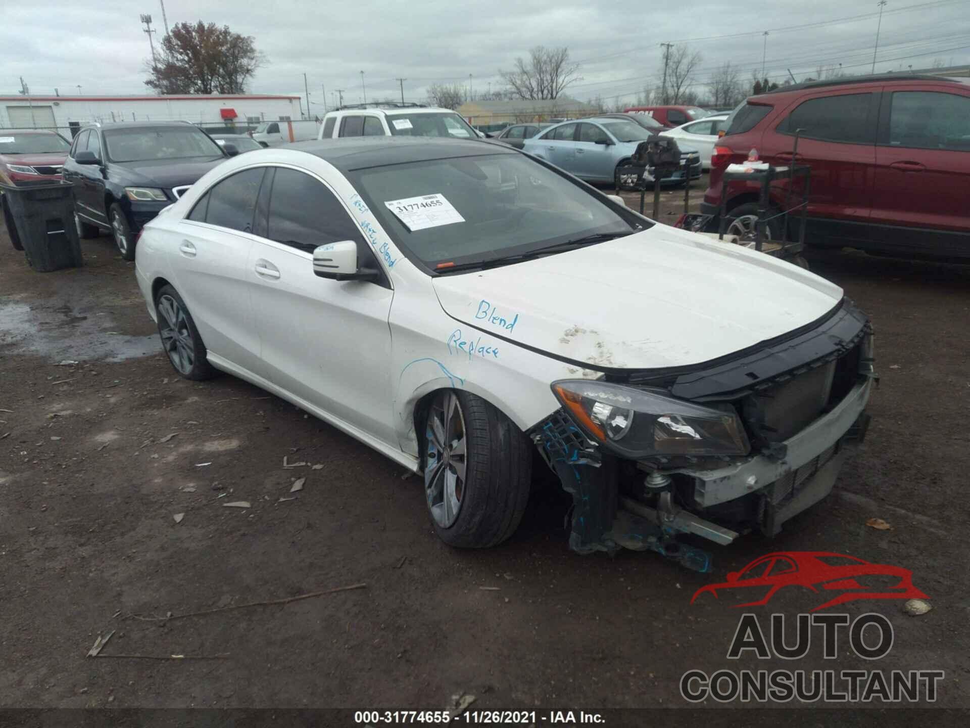 MERCEDES-BENZ CLA 2016 - WDDSJ4EB8GN394583
