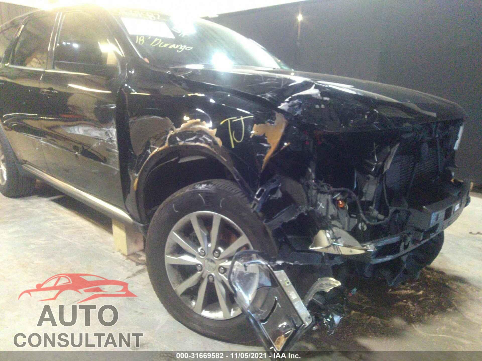 DODGE DURANGO 2018 - 1C4RDJAG5JC330214