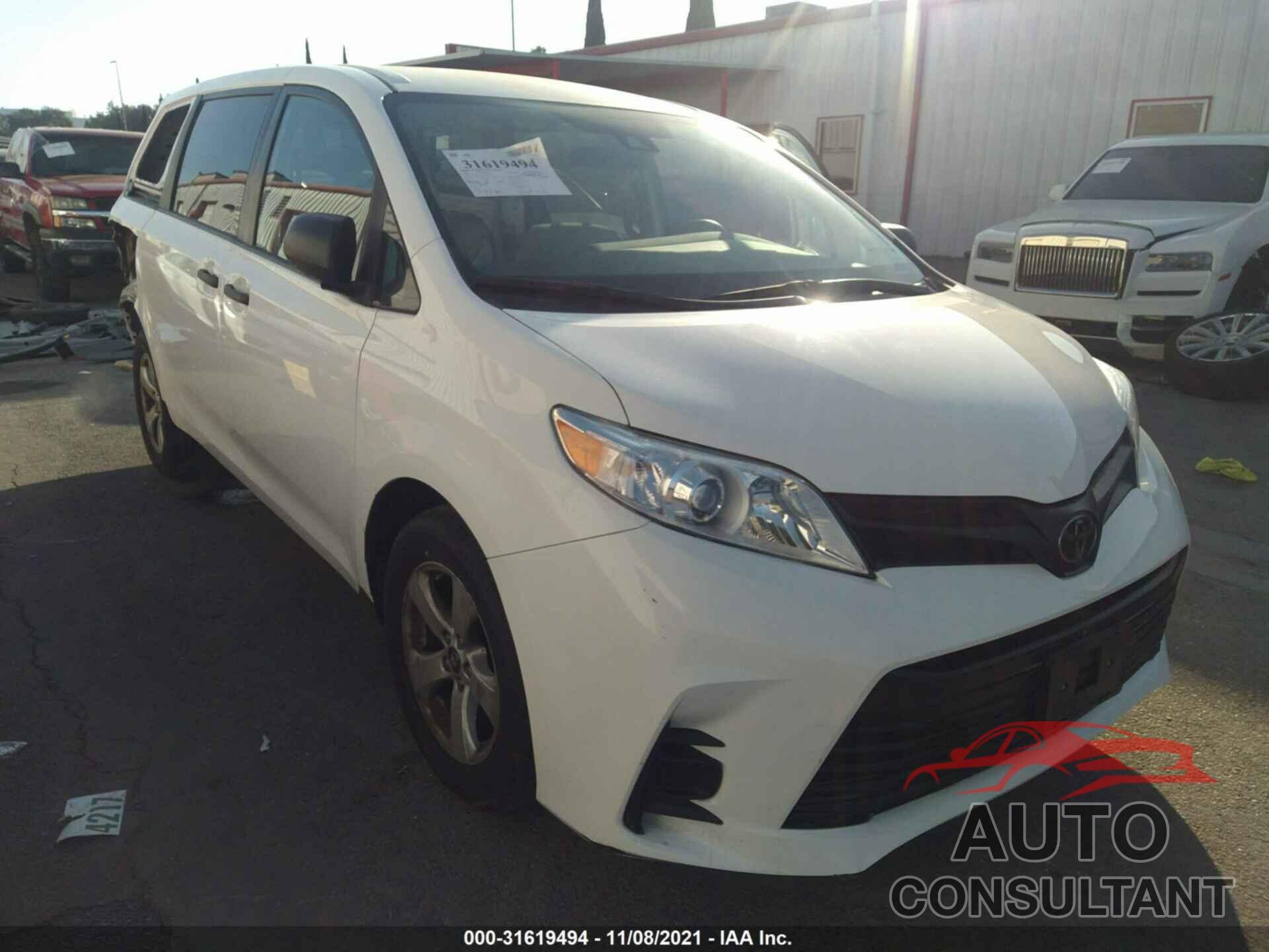 TOYOTA SIENNA 2020 - 5TDZZ3DC1LS045226