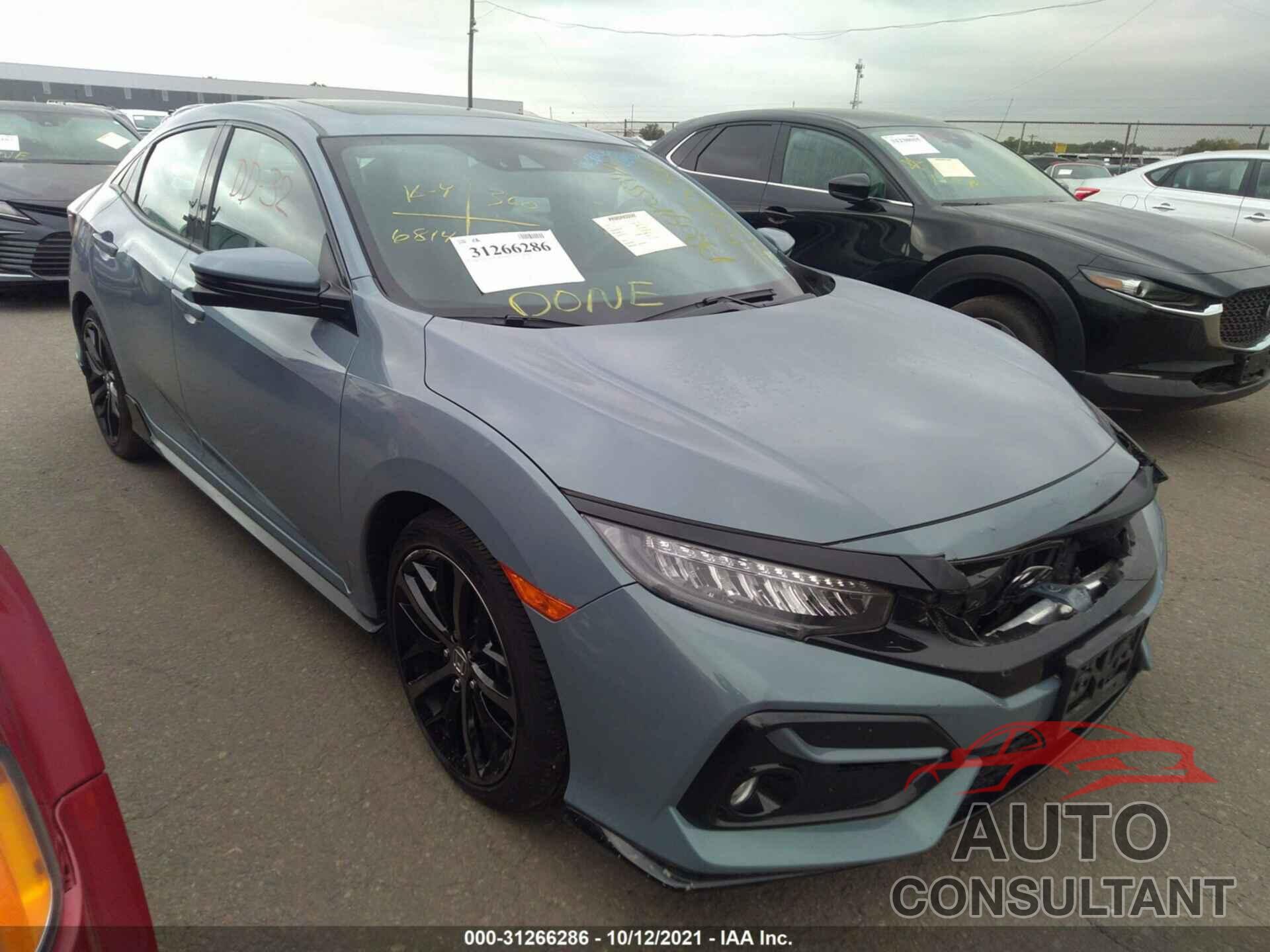 HONDA CIVIC HATCHBACK 2020 - SHHFK7H99LU412857