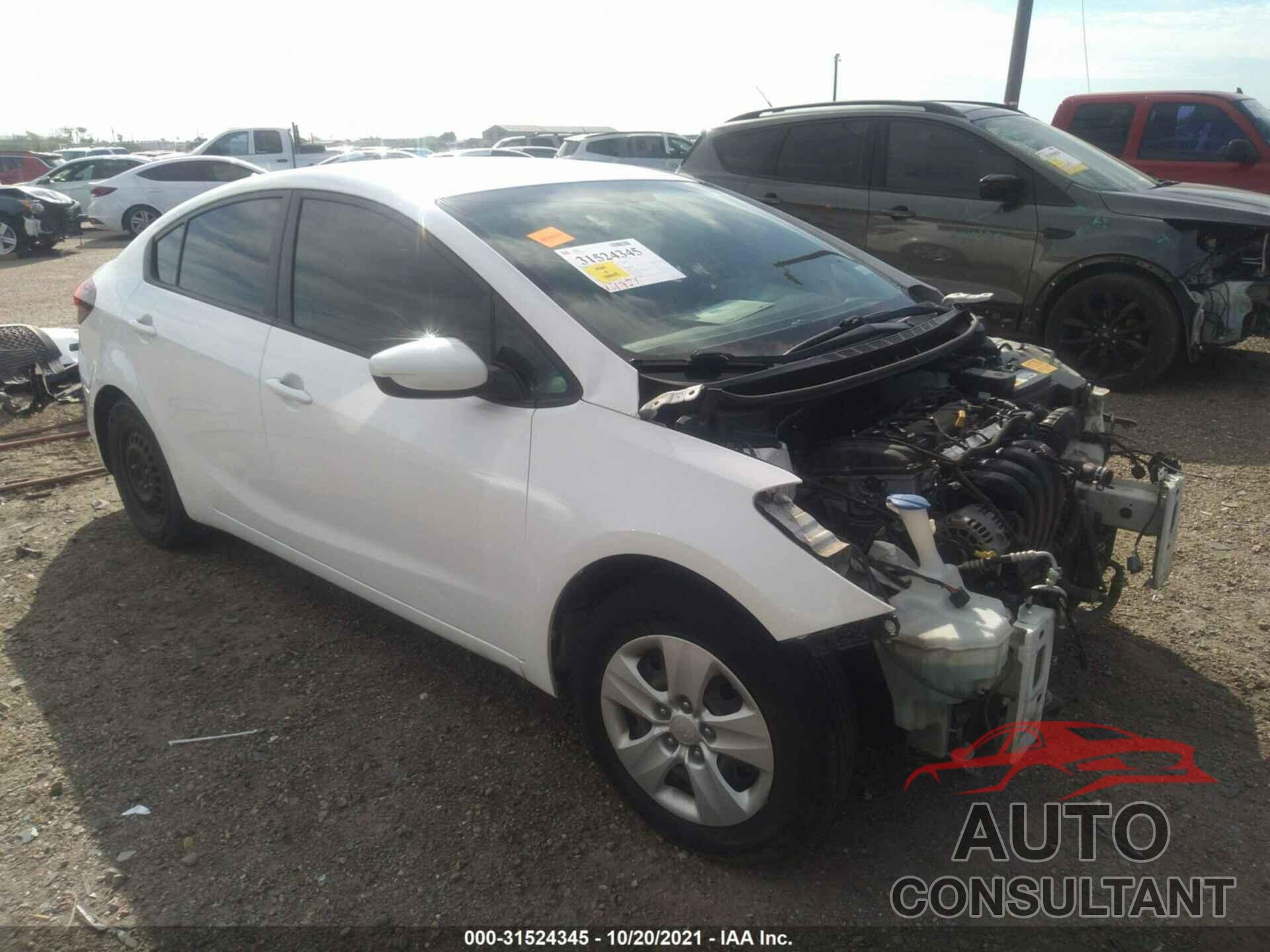 KIA FORTE 2017 - 3KPFL4A75HE055017