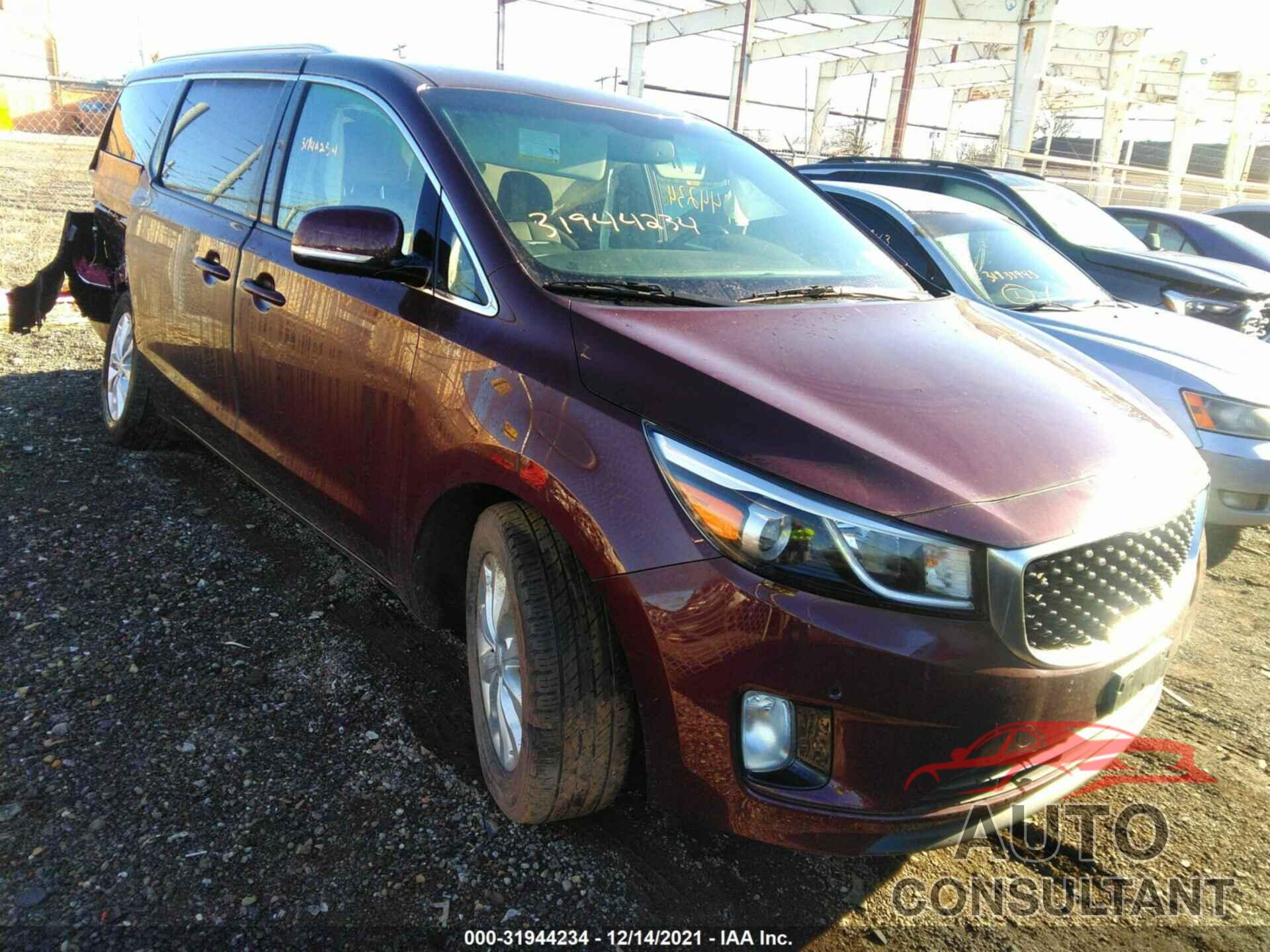 KIA SEDONA 2017 - KNDMC5C18H6259337