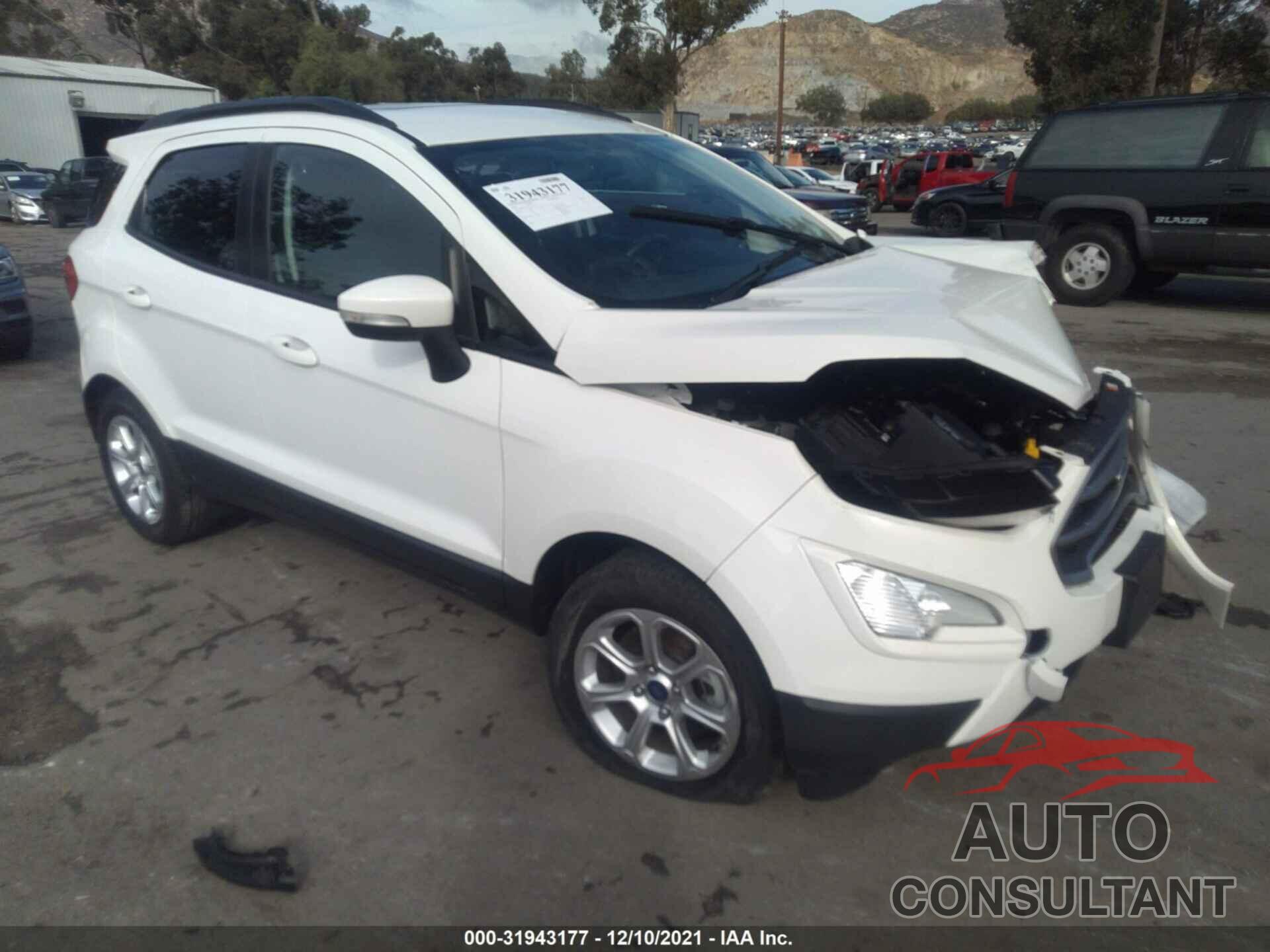 FORD ECOSPORT 2018 - MAJ3P1TE8JC208218