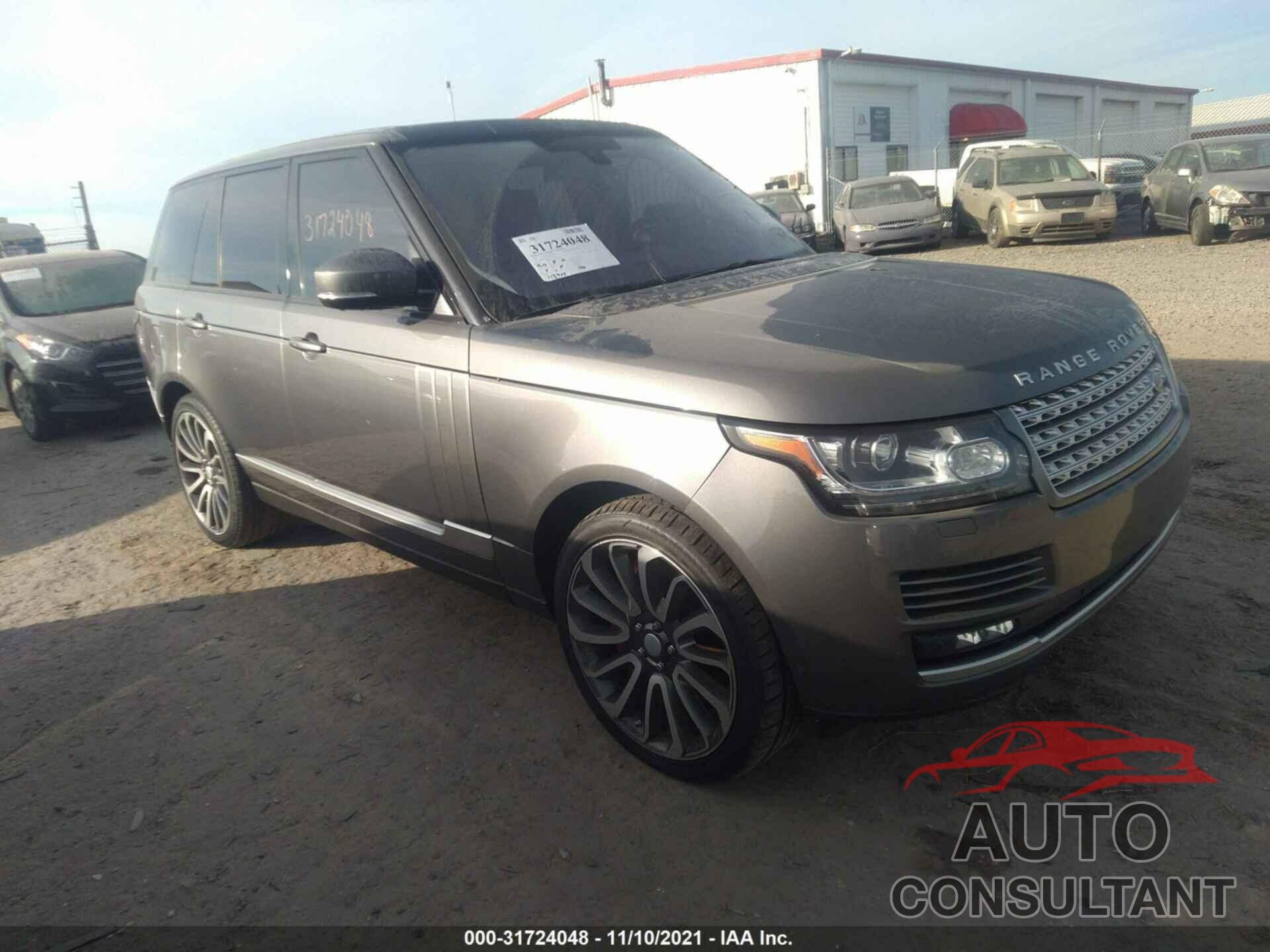 LAND ROVER RANGE ROVER 2016 - SALGS2VF1GA265217