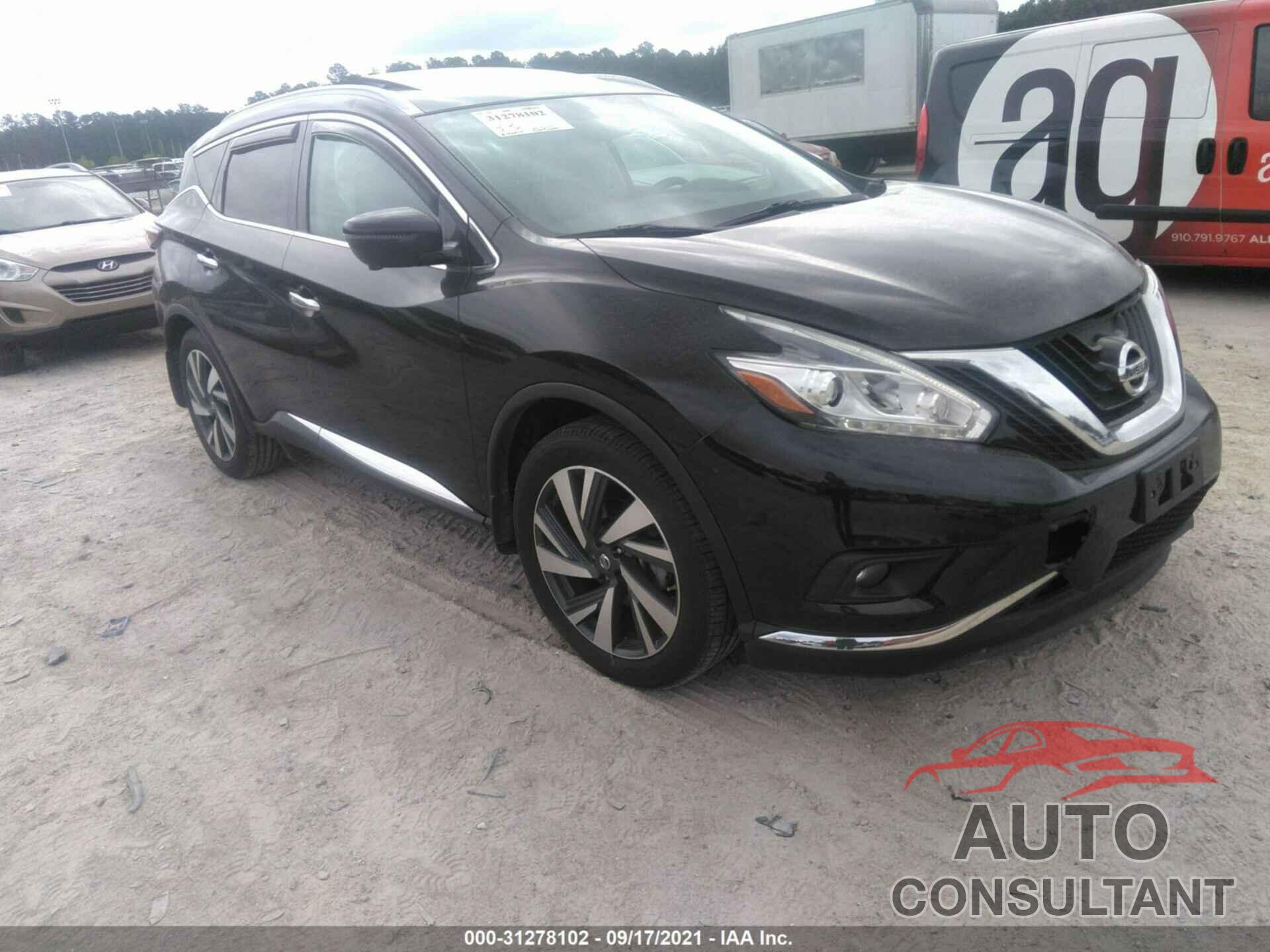 NISSAN MURANO 2018 - 5N1AZ2MH0JN186970