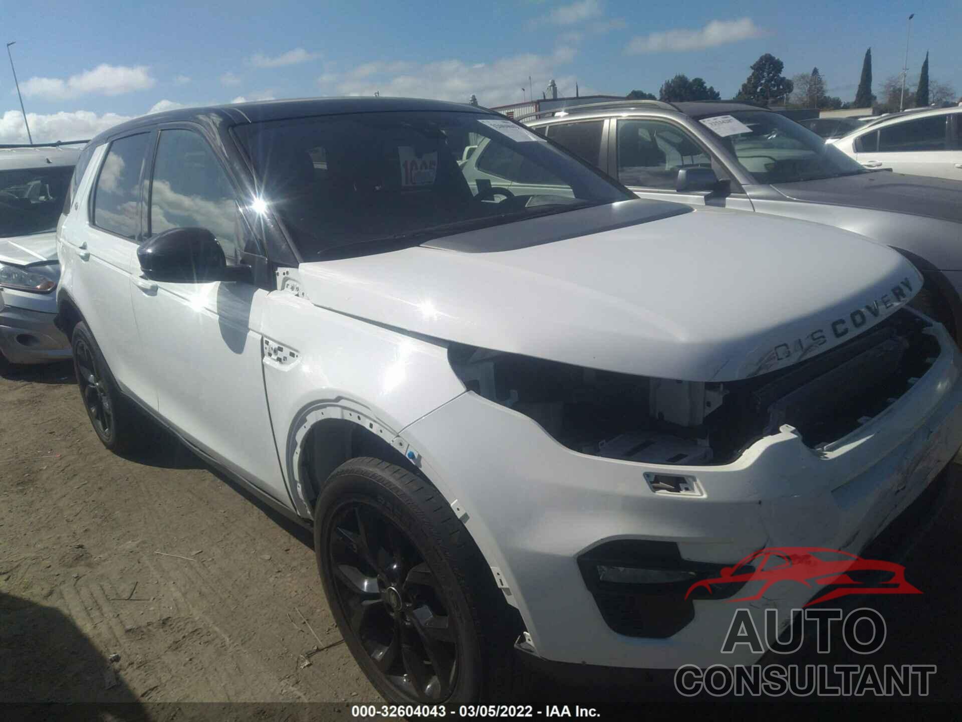 LAND ROVER DISCOVERY SPORT 2019 - SALCR2FX1KH790859