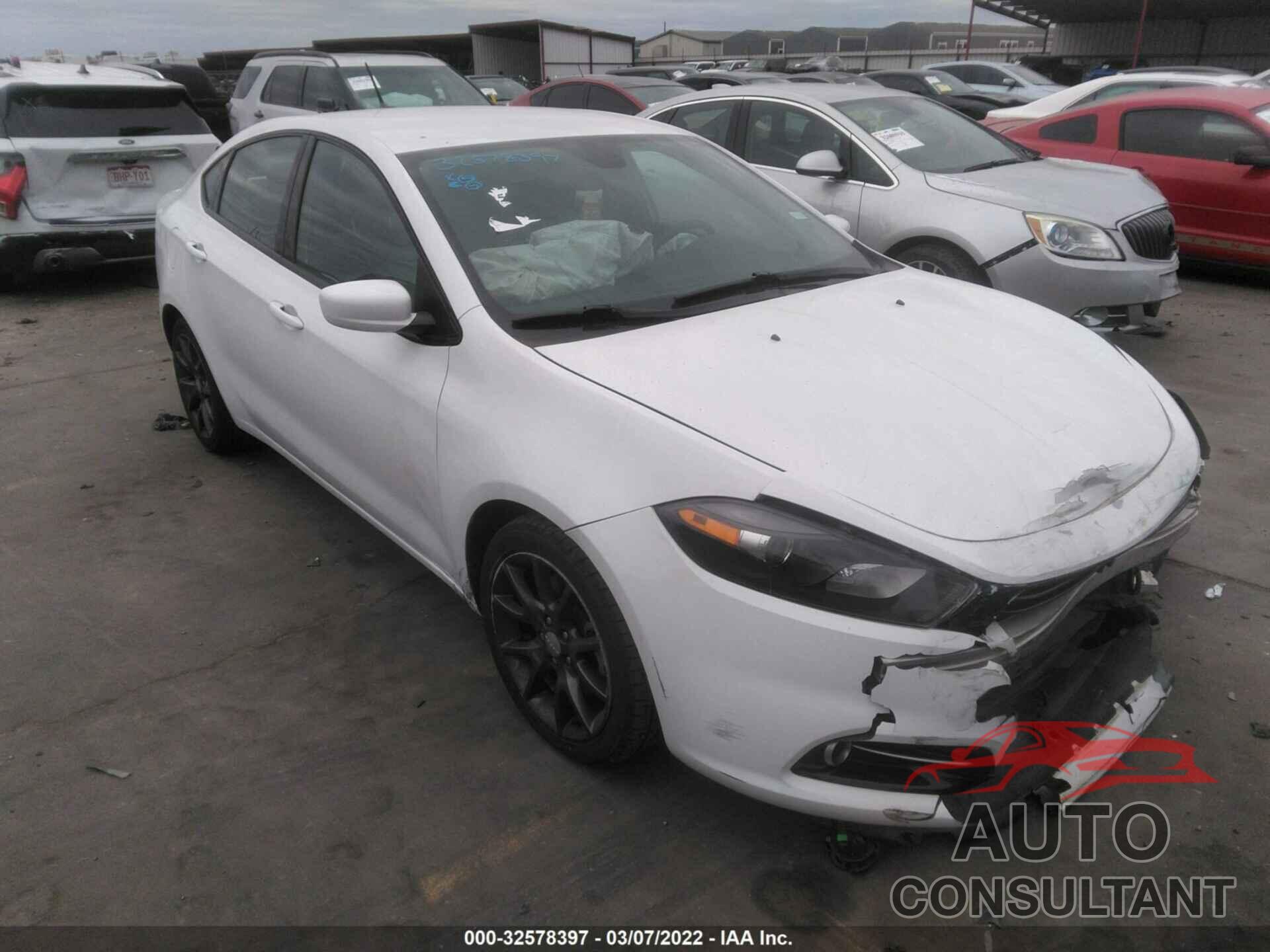 DODGE DART 2016 - 1C3CDFFAXGD823160