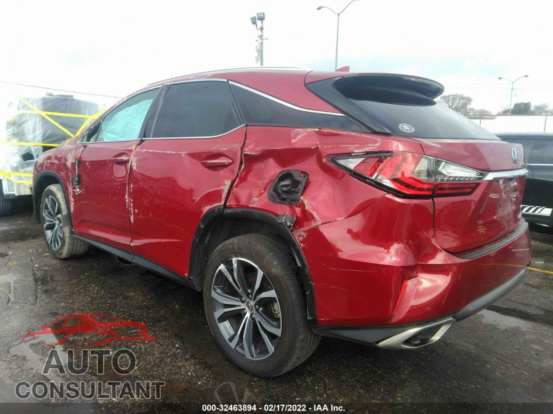 LEXUS RX 2017 - 2T2ZZMCA2HC079774