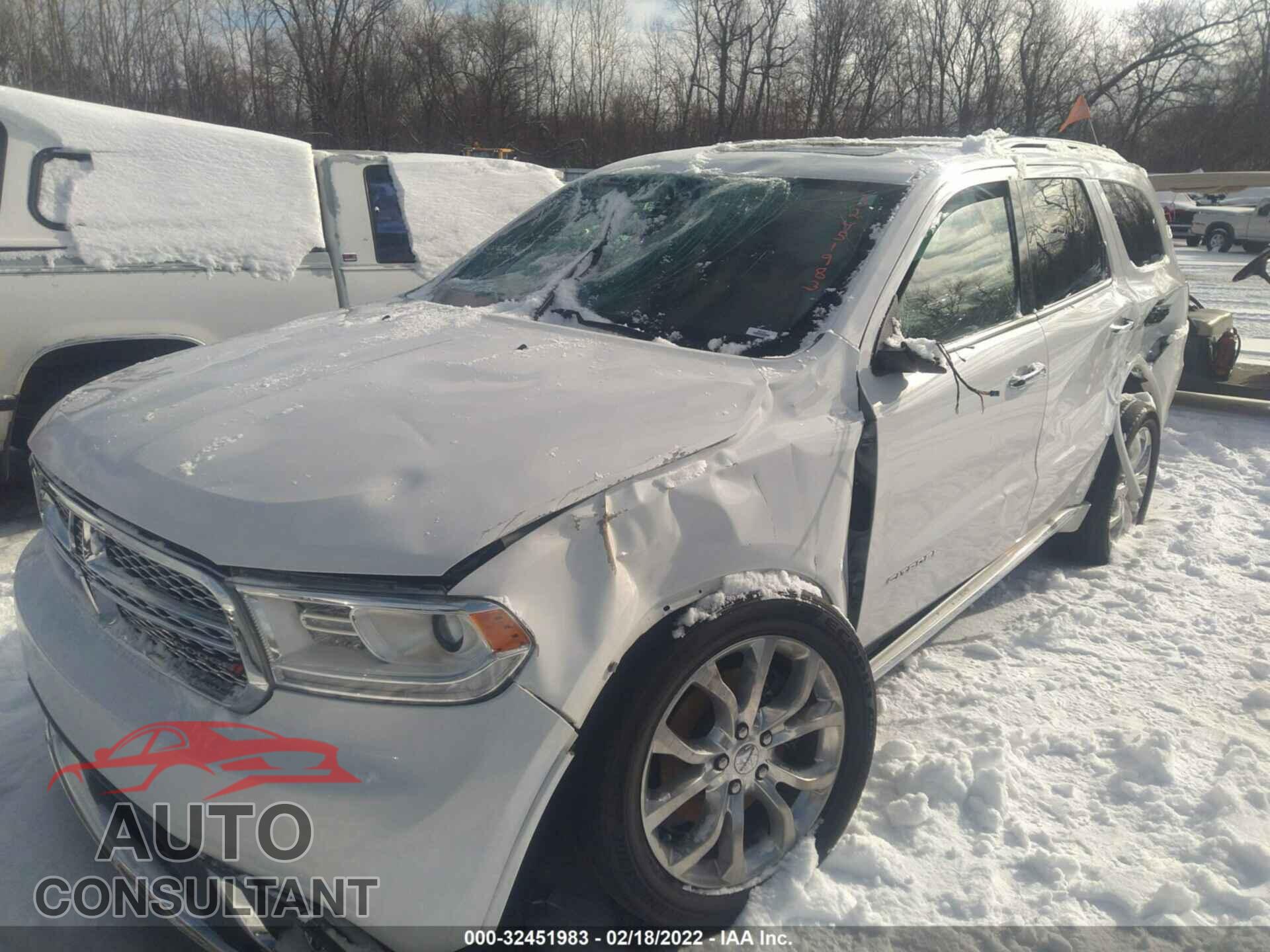 DODGE DURANGO 2017 - 1C4RDJEG8HC643987