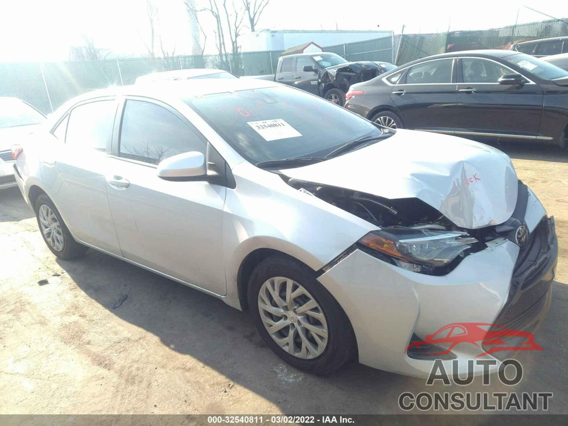 TOYOTA COROLLA 2019 - 2T1BURHE0KC193793