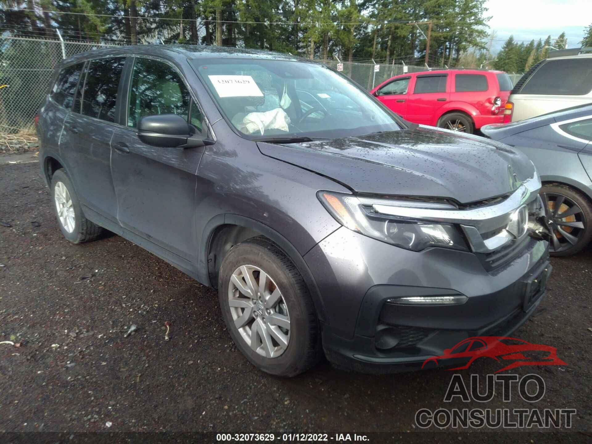 HONDA PILOT 2019 - 5FNYF6H16KB074724