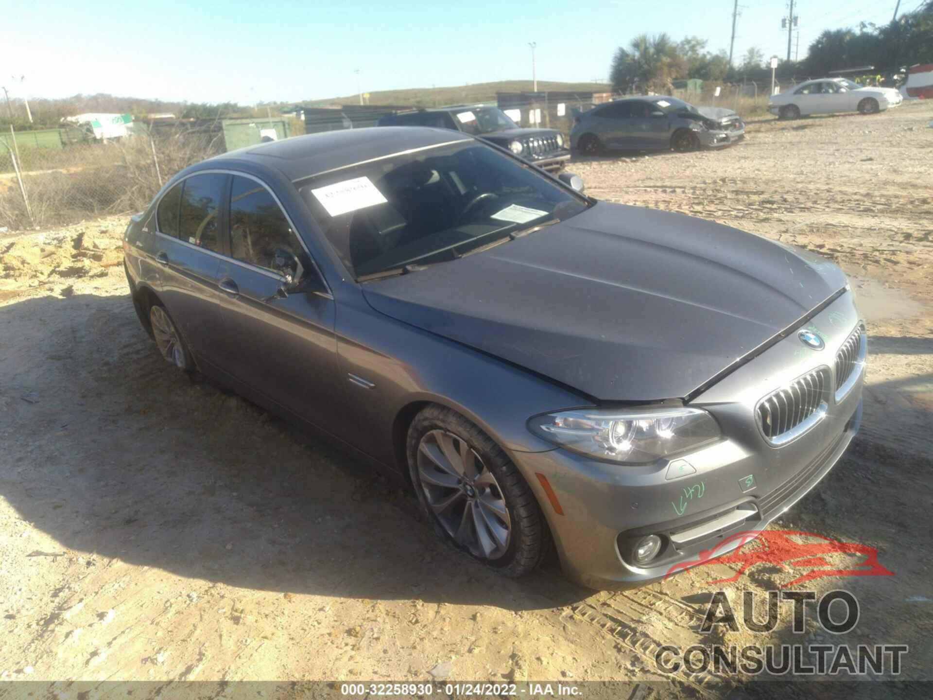 BMW 5 SERIES 2016 - WBA5A5C55GG347135