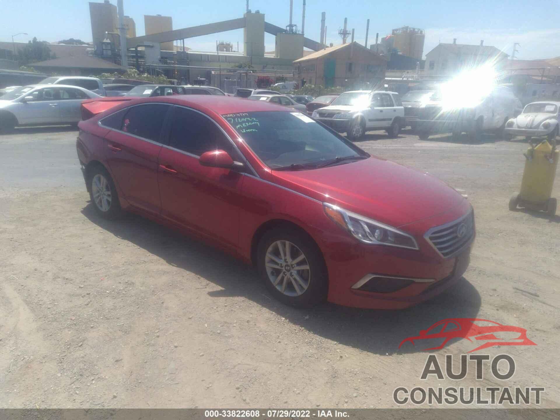 HYUNDAI SONATA 2017 - 5NPE24AF8HH477655