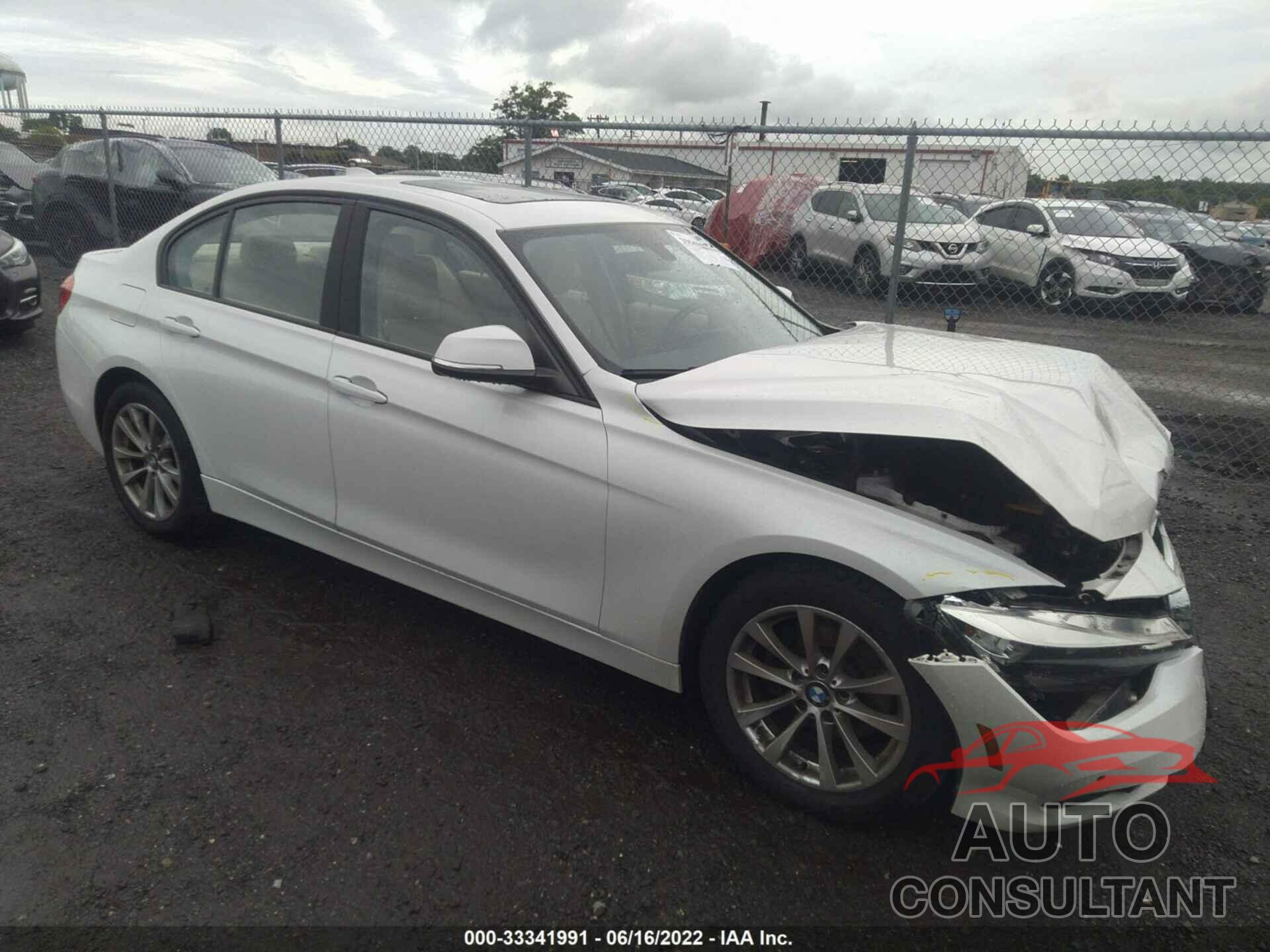 BMW 3 SERIES 2016 - WBA8E5G58GNT93162